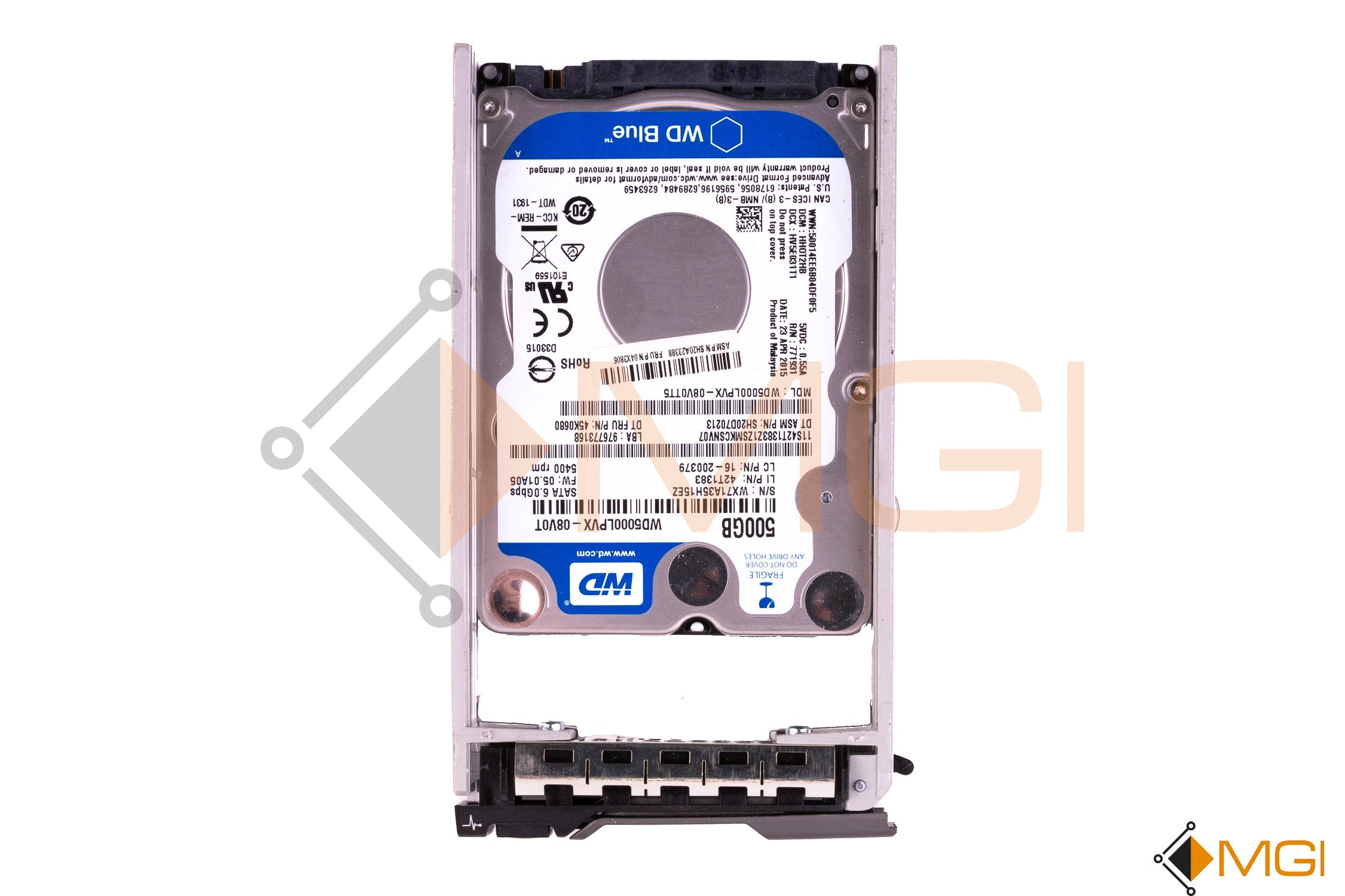 WD5000LPVX (W/ TRAY R)