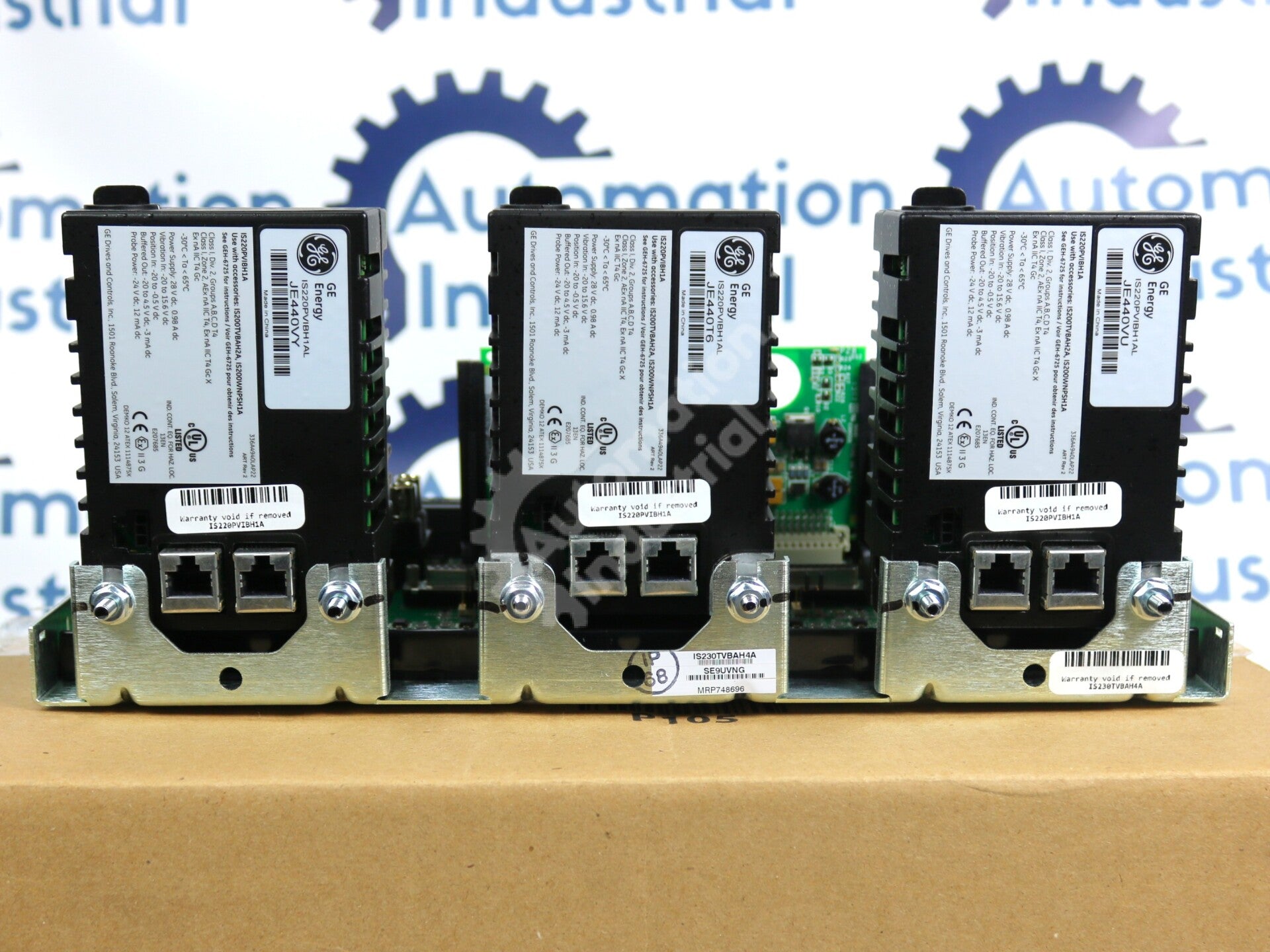 IS230TVBAH4A By General Electric IS200TVBAH2ACC Vibration I/O DIN Rail NSFP