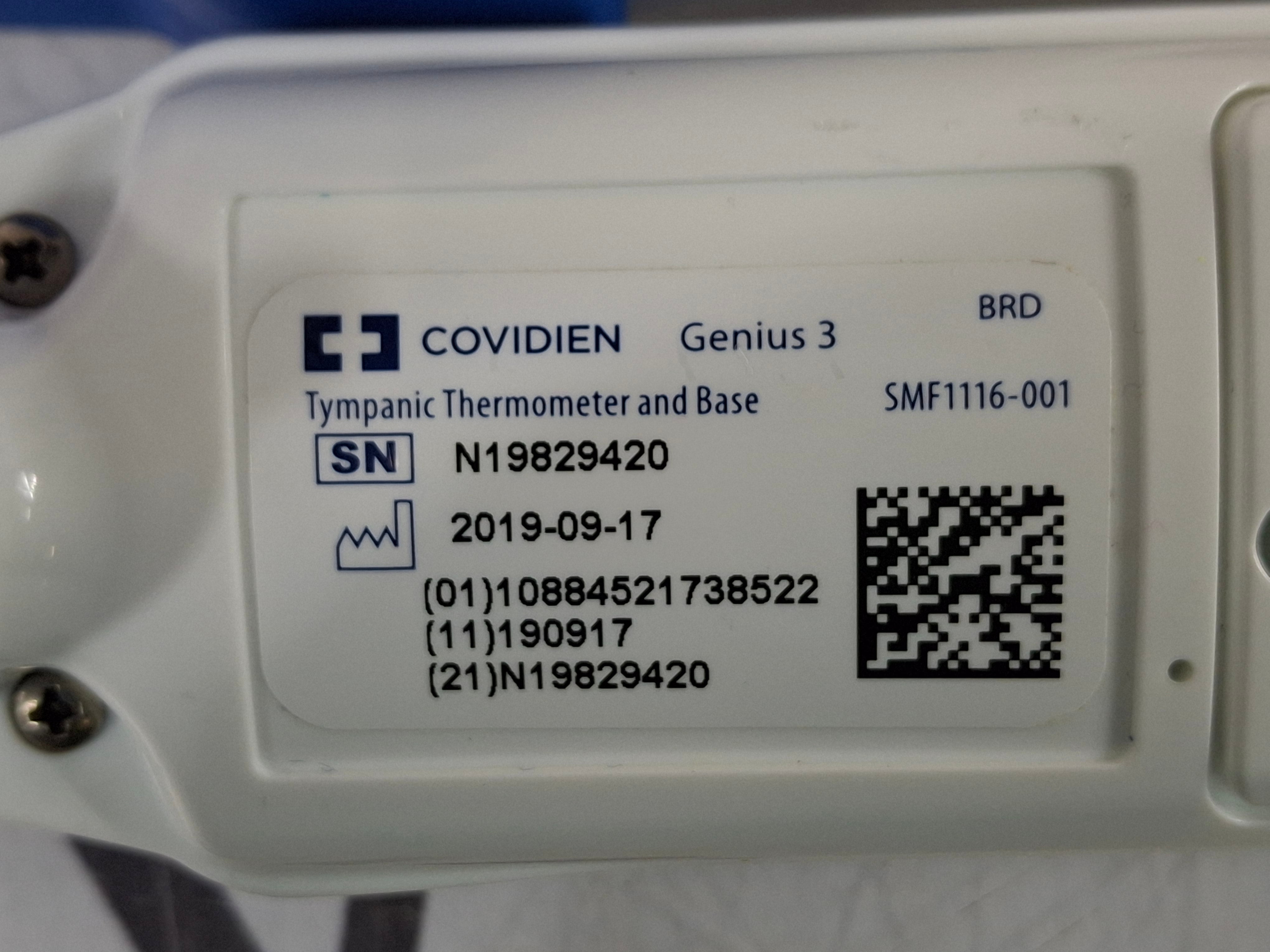 Covidien Genius 3 Thermometer