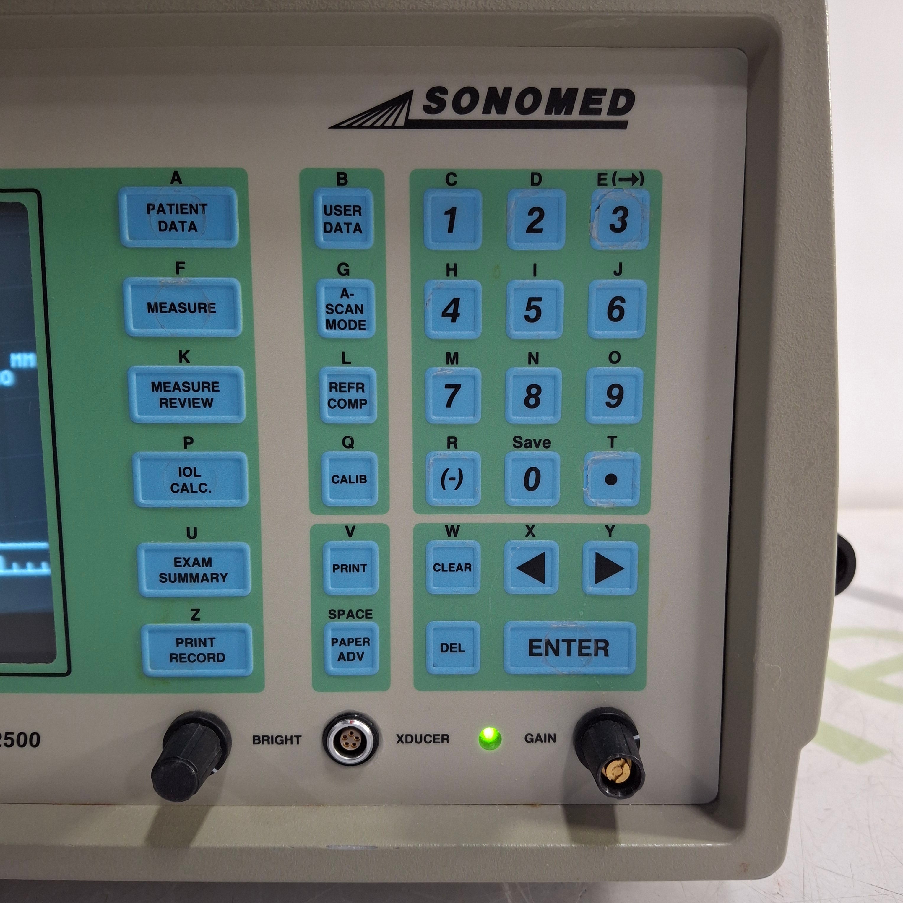 Sonomed Escalon A-Scan A 2500 Ophthalmic Ultrasound