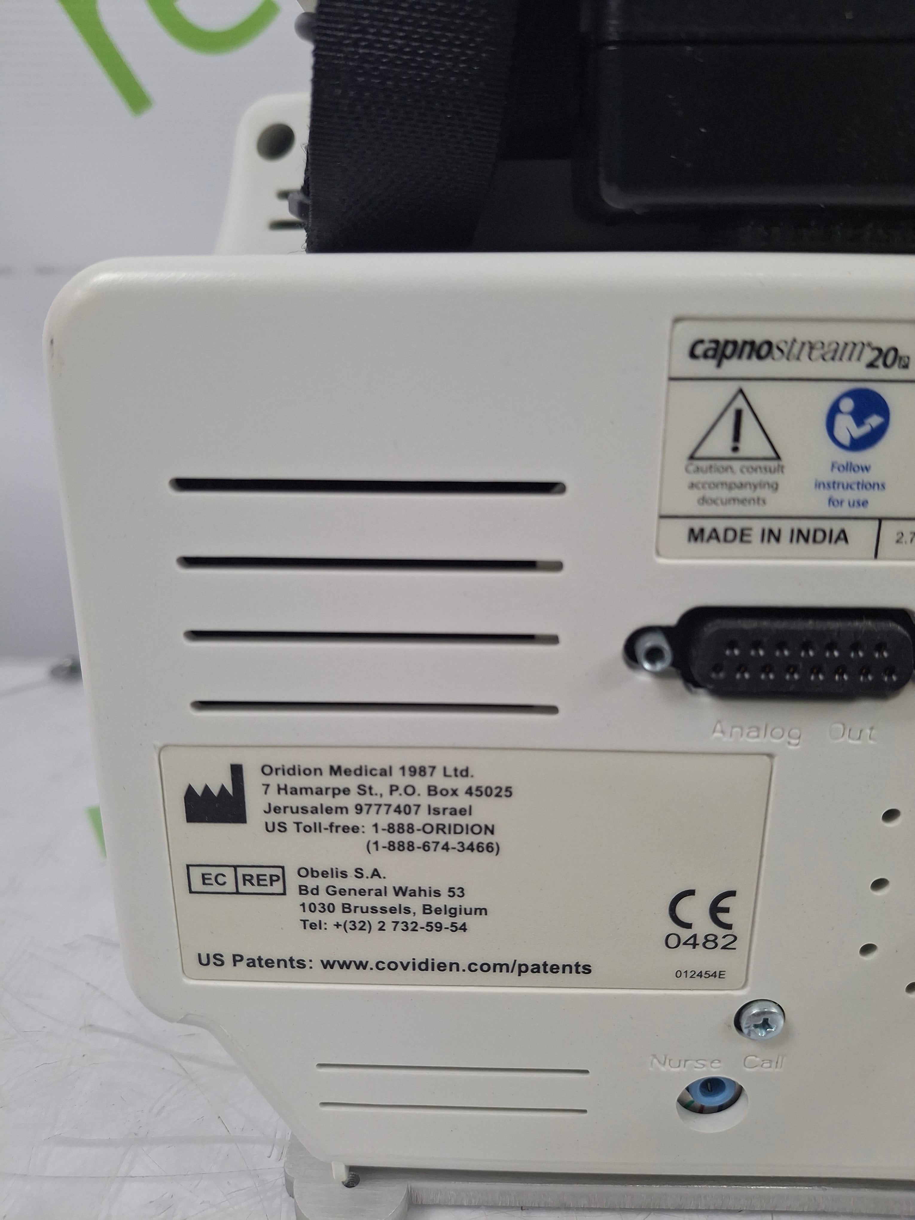 Oridion Capnostream 20P Capnography Monitor