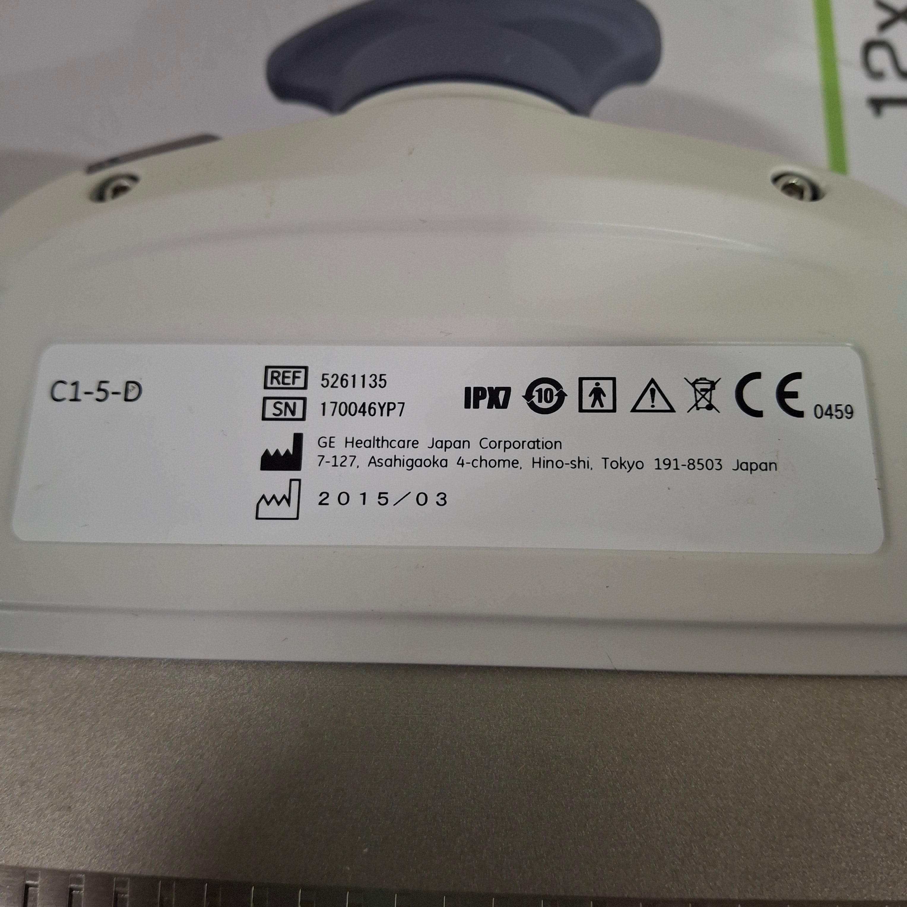 GE Healthcare C1-5-D Convex Transducer