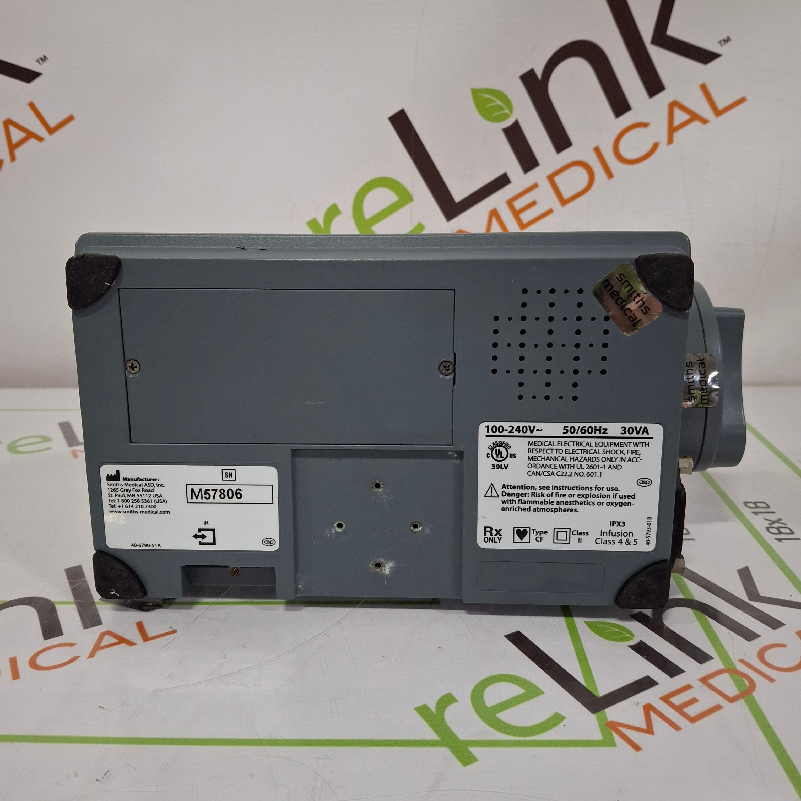 Smiths Medical Medfusion 3500 Syringe Infusion Pump