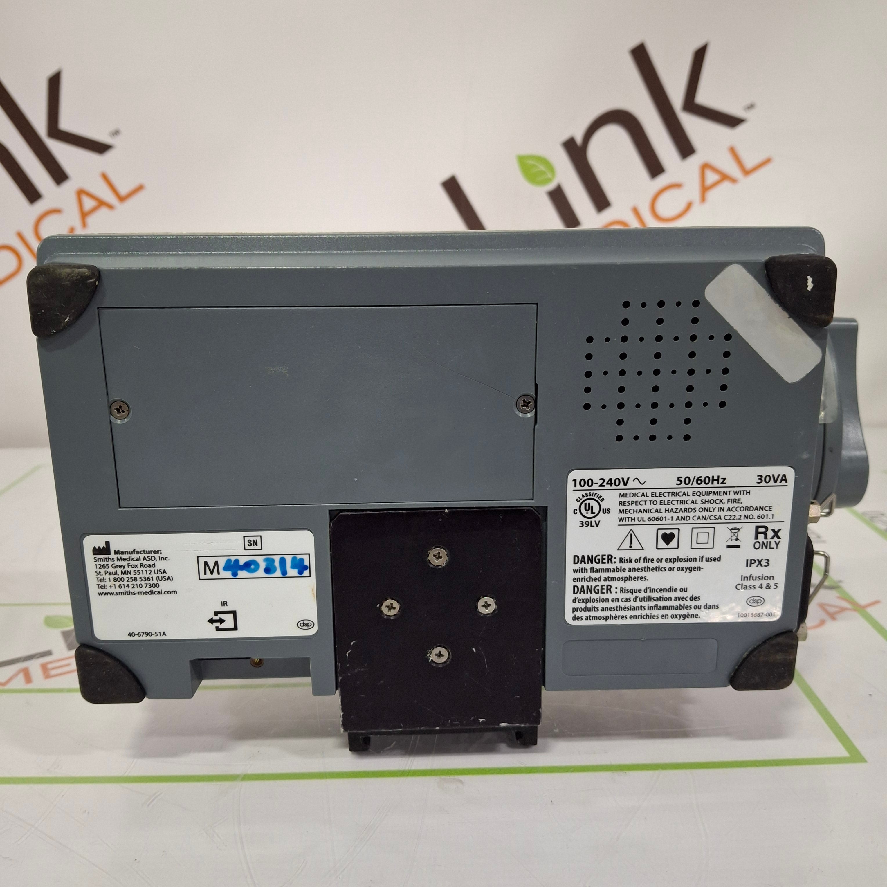 Smiths Medical Medfusion 3500 Version 4 Syringe Infusion Pump
