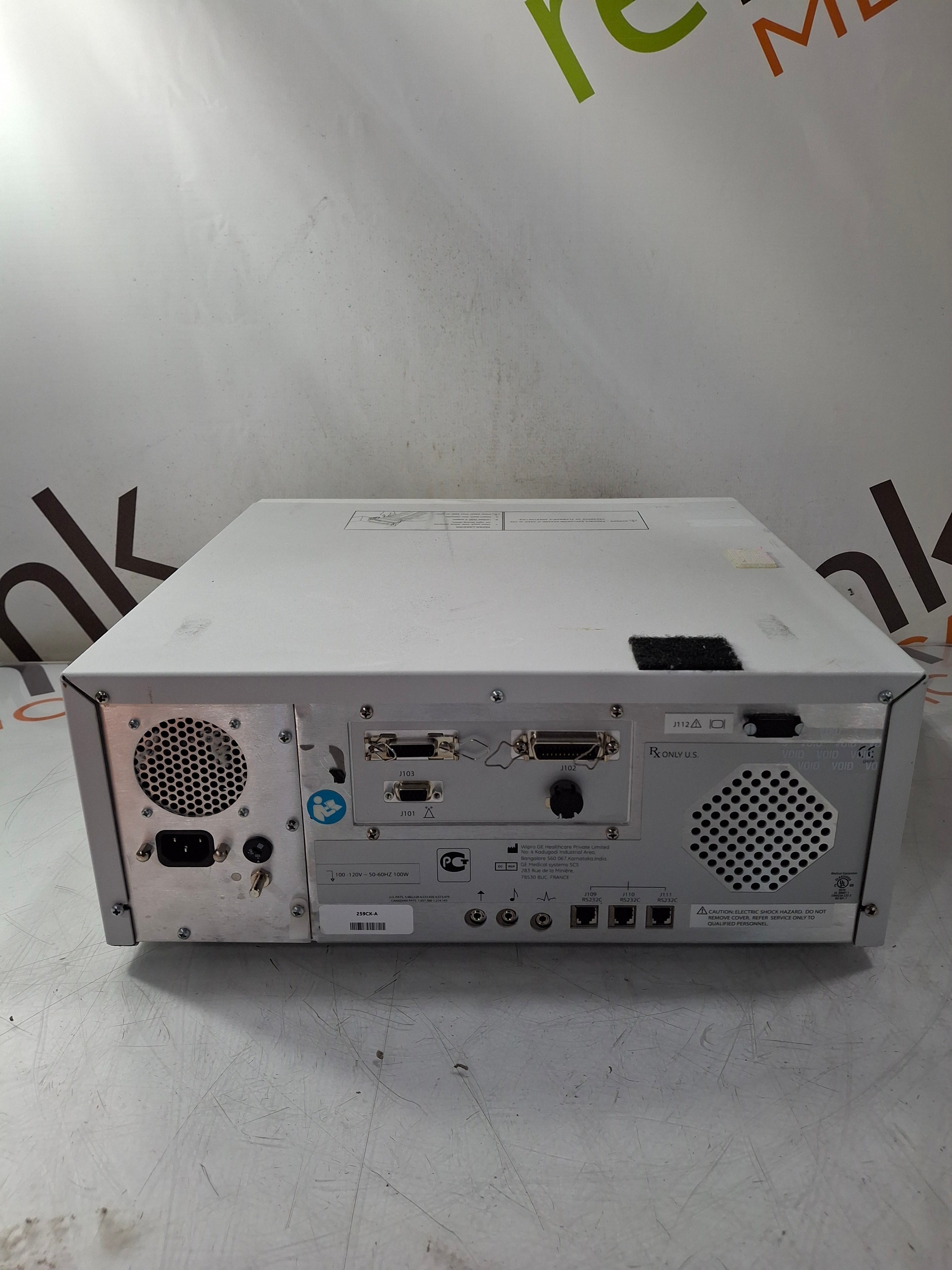 GE Healthcare Corometrics 250cx Series Model 259cx-a Fetal Monitor