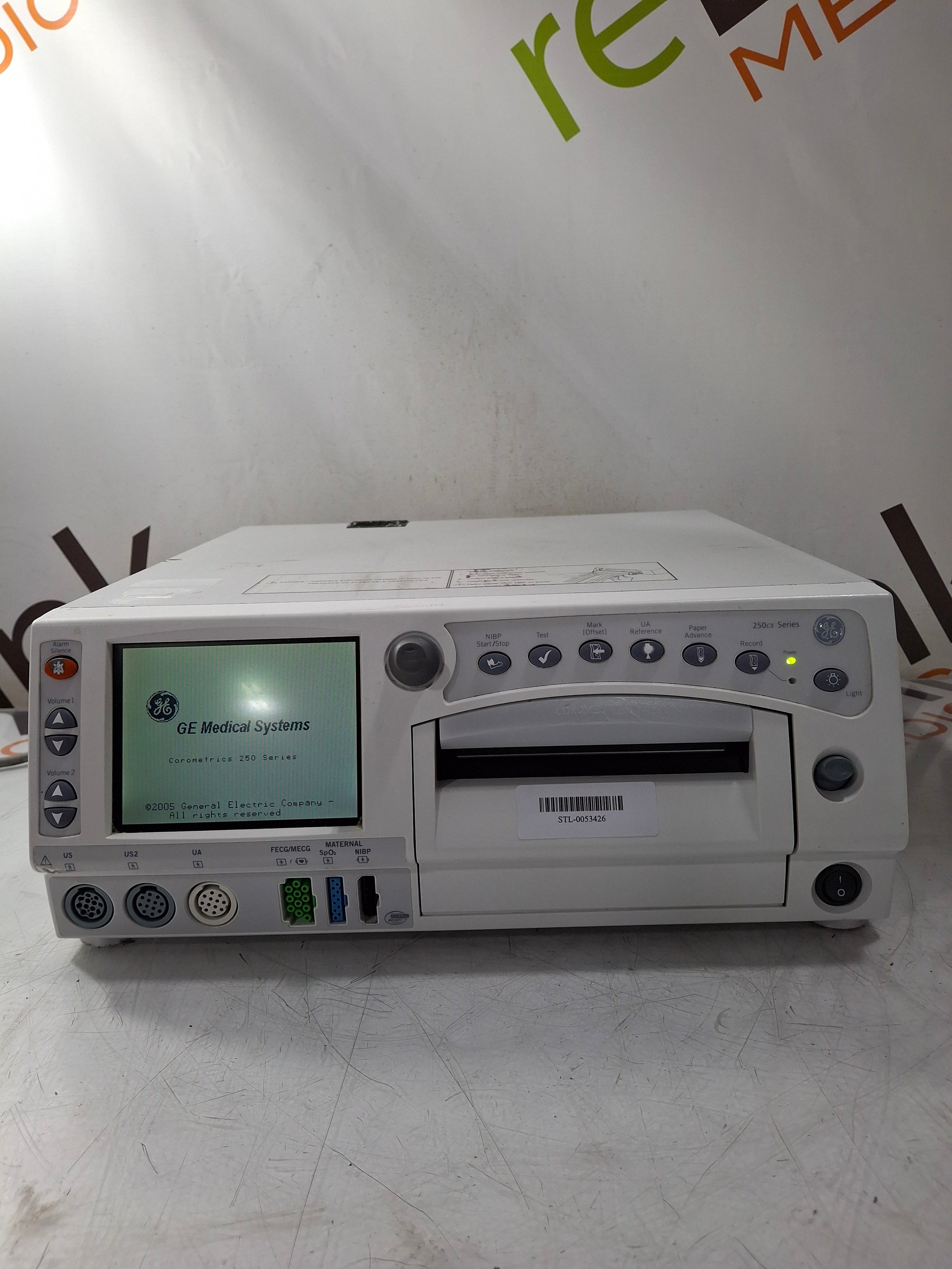 GE Healthcare Corometrics 250cx Series Model 259cx-a Fetal Monitor