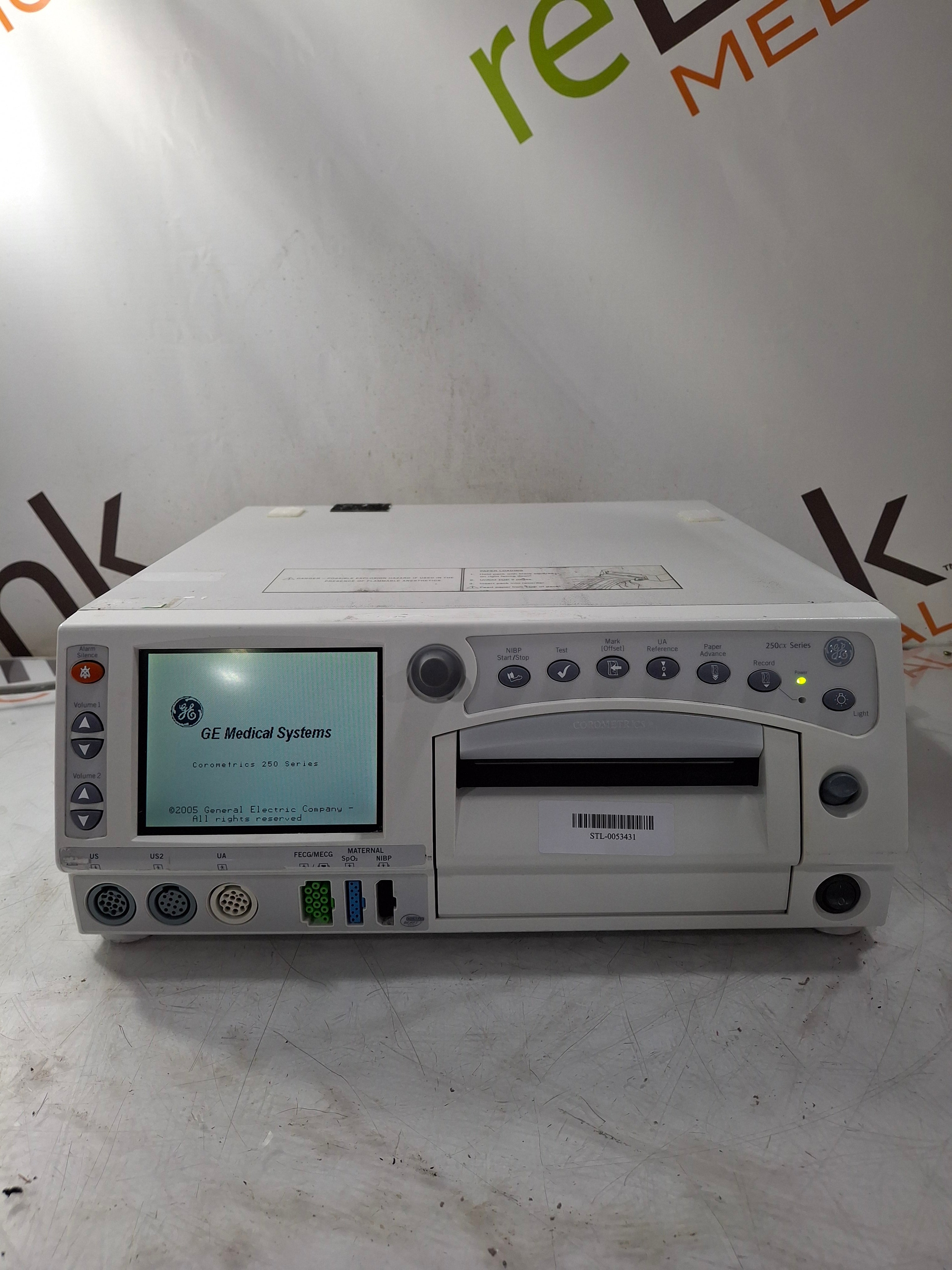 GE Healthcare Corometrics 250cx Series Model 259cx-a Fetal Monitor