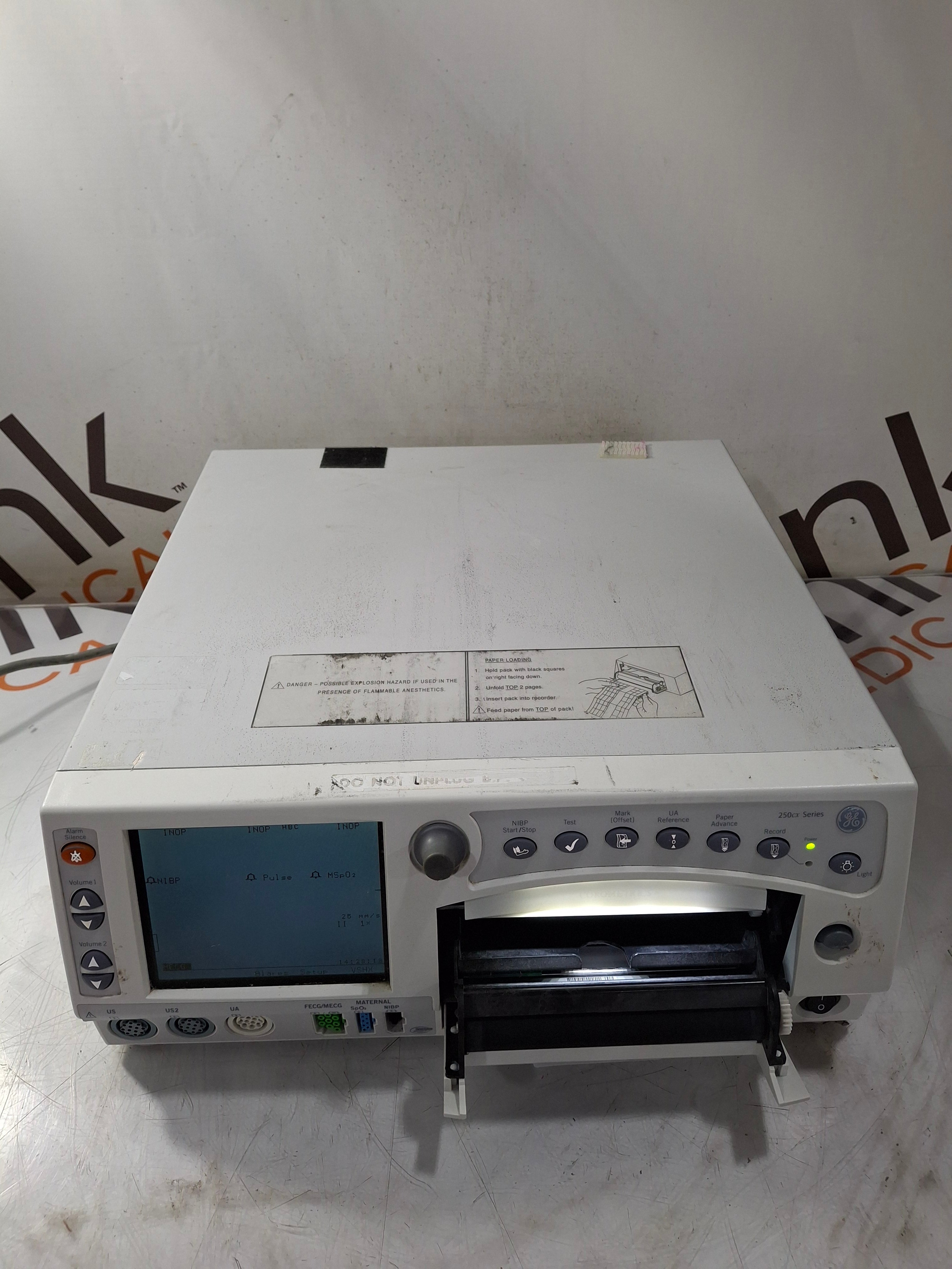 GE Healthcare Corometrics 250cx Series Model 259cx-a Fetal Monitor