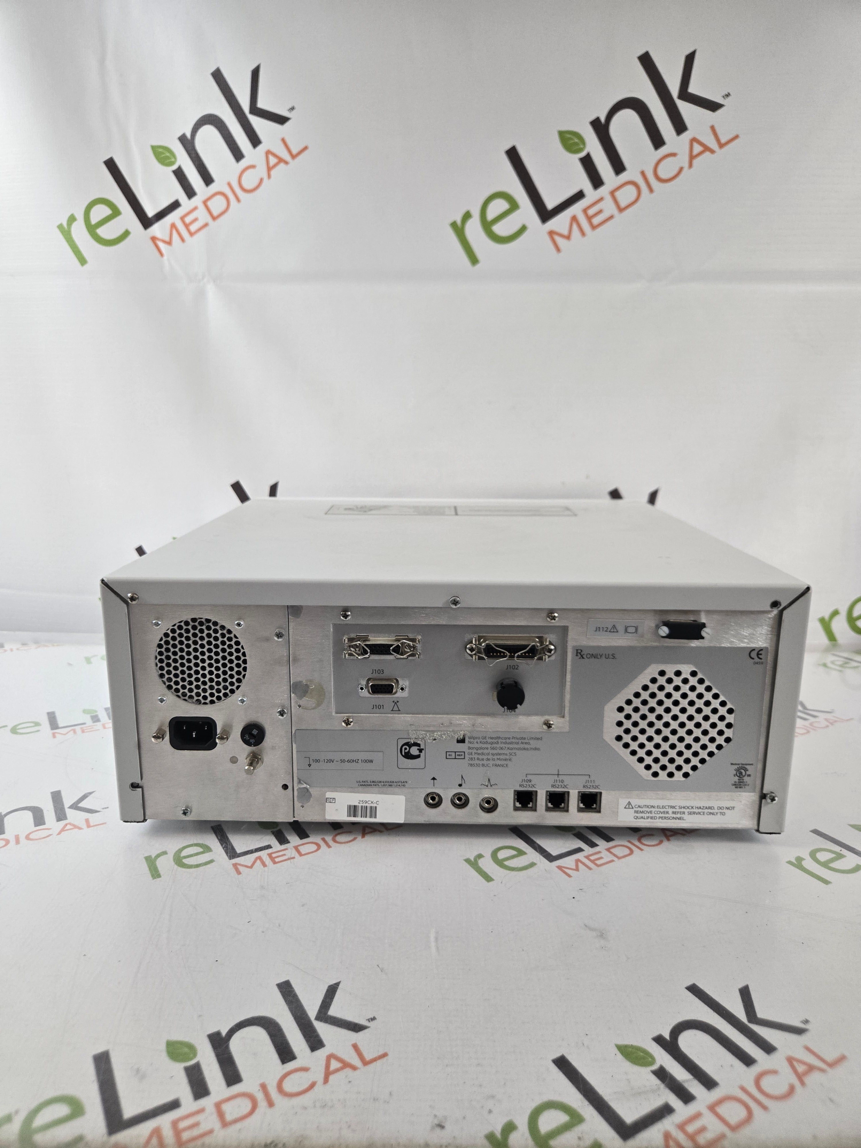GE Healthcare Corometrics 250cx Series Model 259cx-c Fetal Monitor