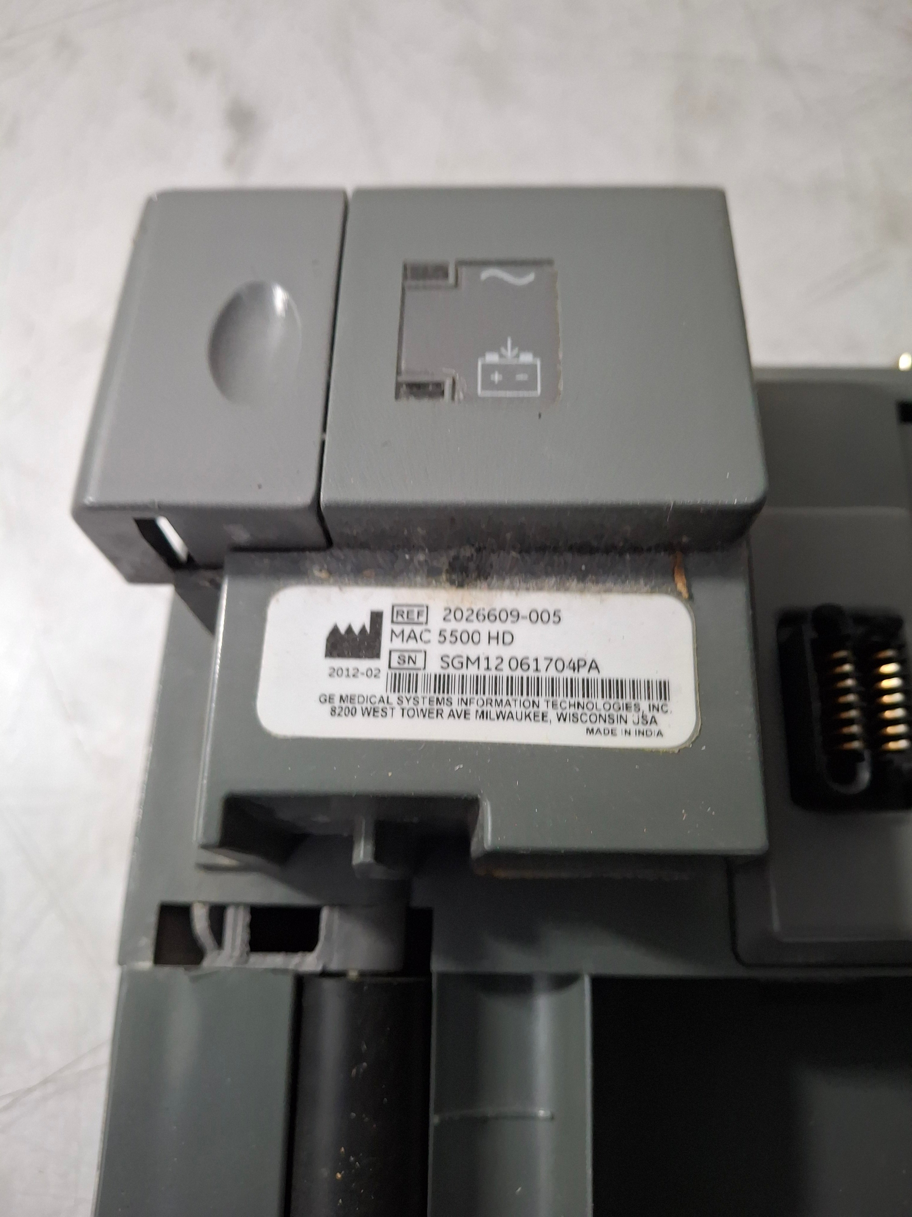 GE Healthcare MAC 5500 HD ECG without CAM Module