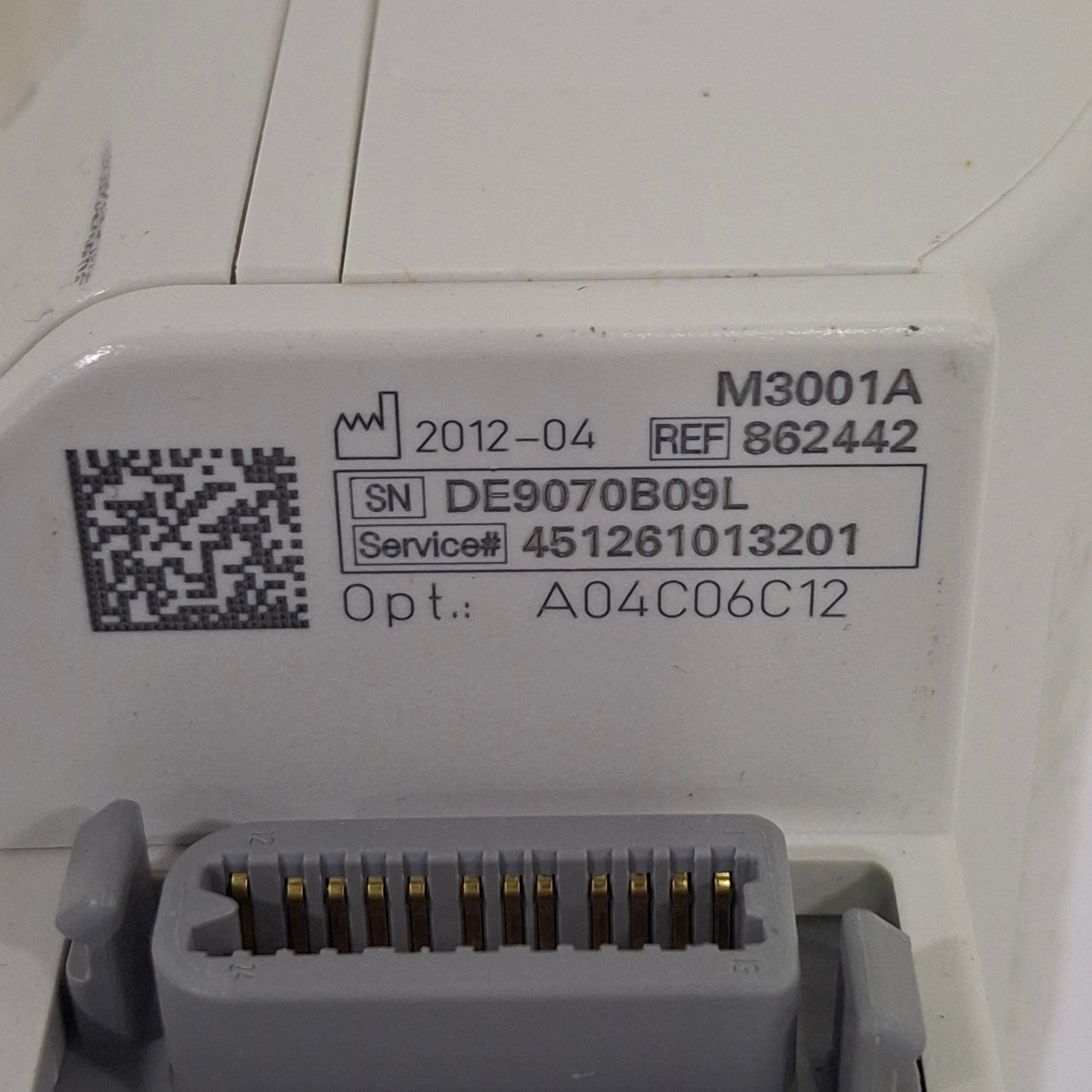 Philips M3001A-A04C06C12 OxiMax SpO2, NIBP, 12 Lead ECG, Temp, IBP MMS Module