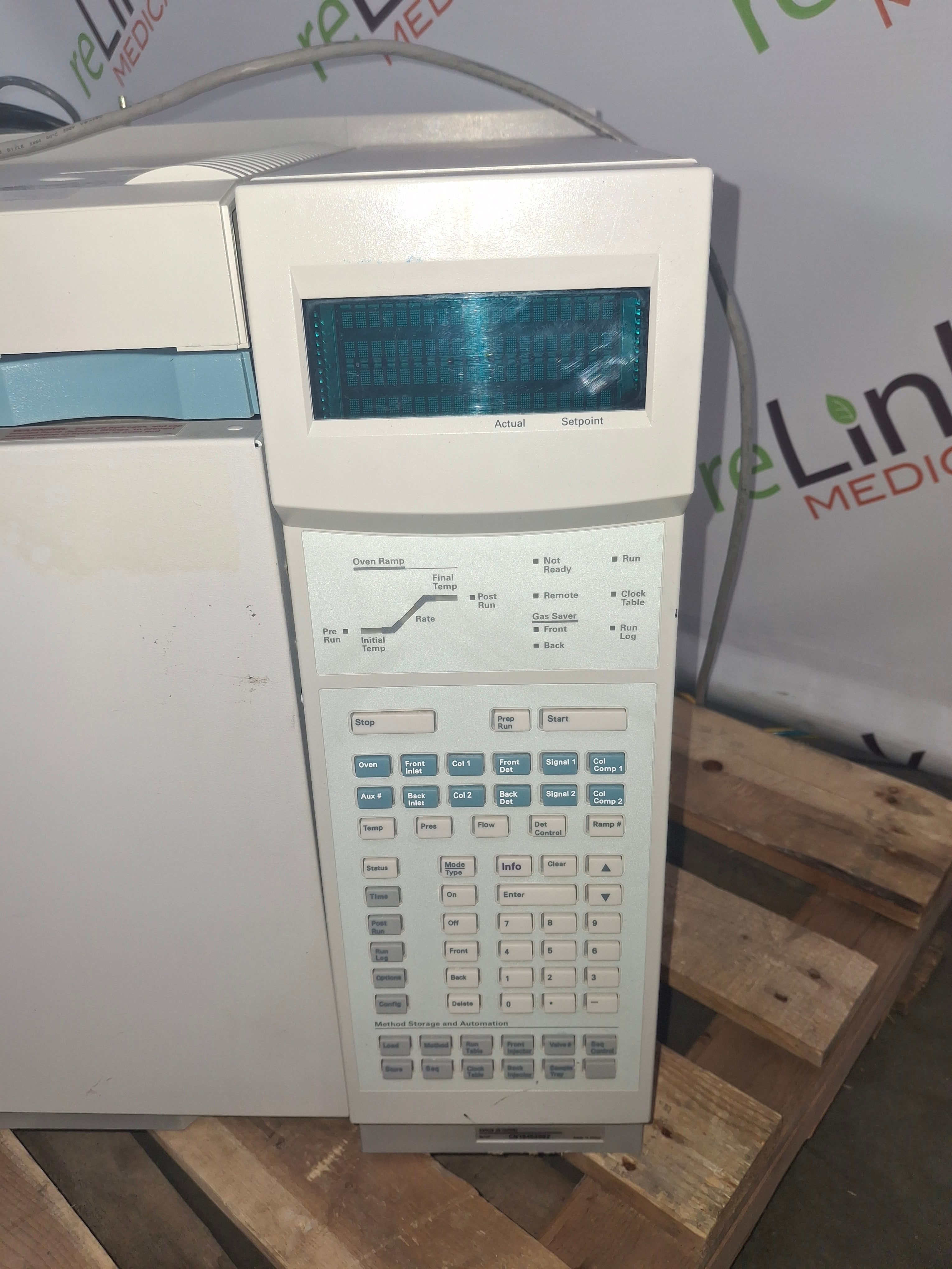 Agilent 6890N 5973 MSD GCMS Gas Chromatograph Mass