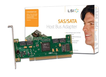 LSI00166 LSI Logic LSISAS3041X-R PCI-X, 3Gb/s SAS, 4-Port HBA. Integrated RAID 0, 1, 1E, 10E . SGL