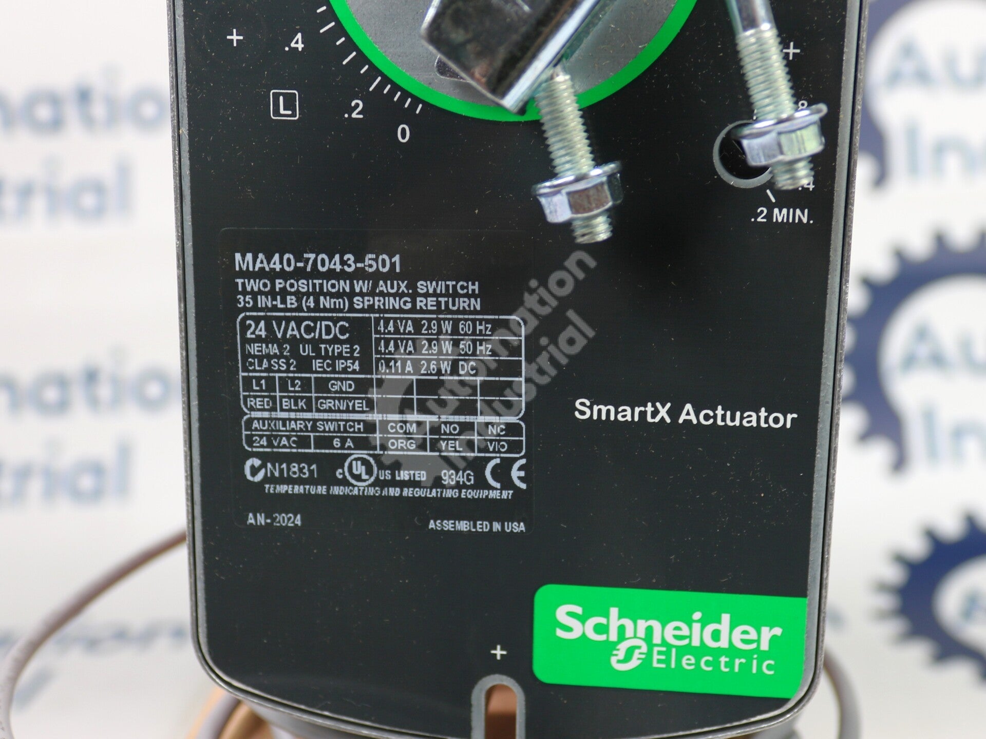MA40-7043-501 By Schneider Electric 4Nm Two-Position Aux. Switch Actuator NSFP