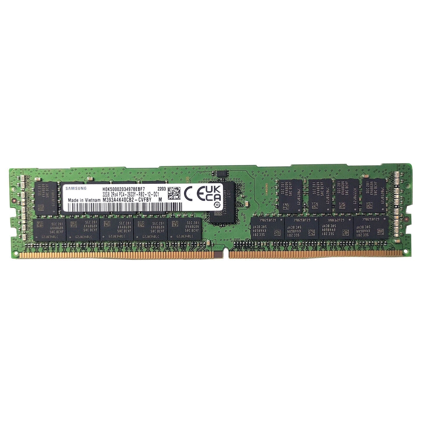 32GB DDR4 2933 MHz ECC Reg M393A4K40CB2-CVF Compatible P00924-B21 Ram spots- show original title
