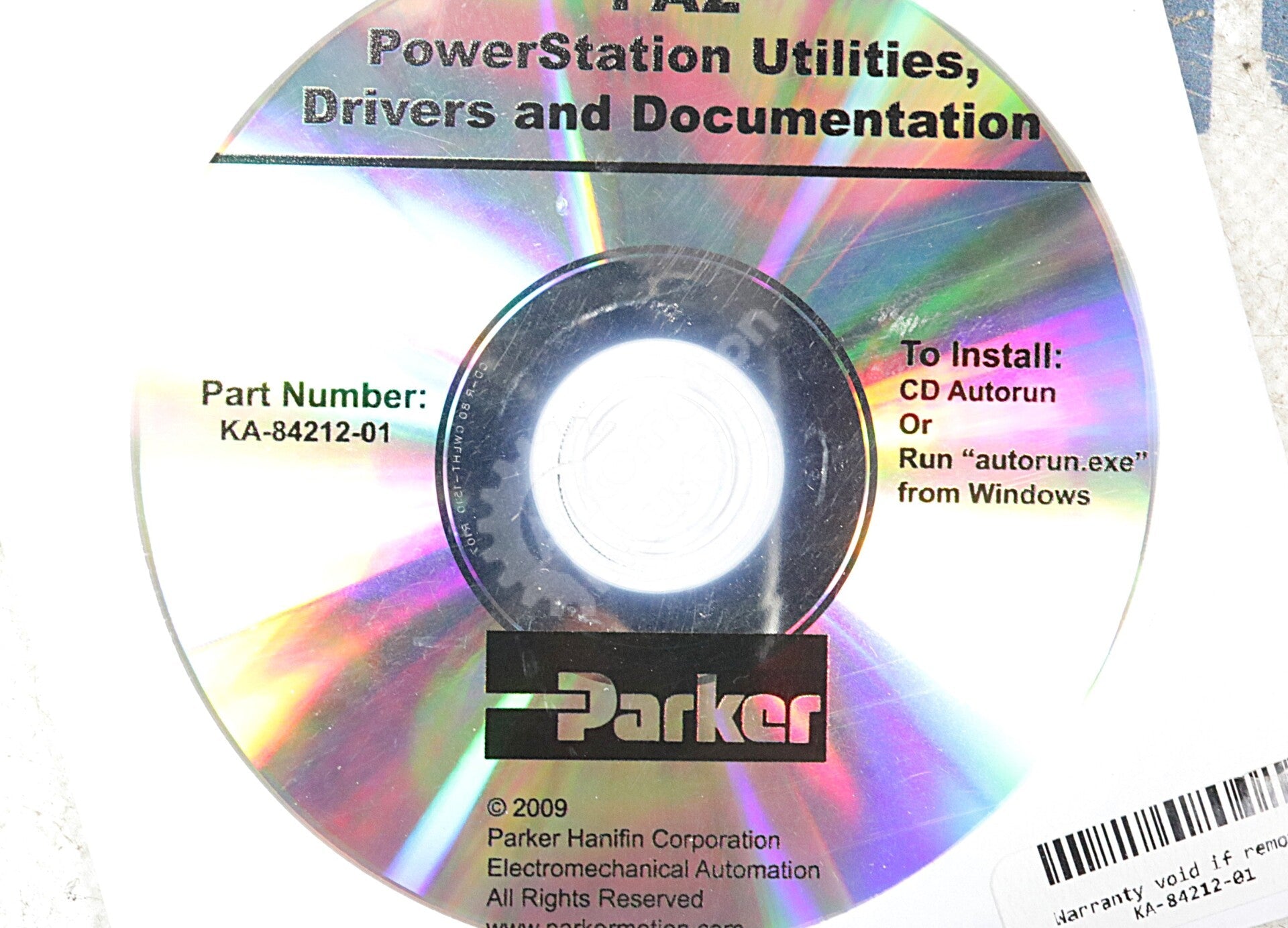 KA-84212-01 By CTC Parker PowerStation Utilities, Drivers and Documentation NSFP