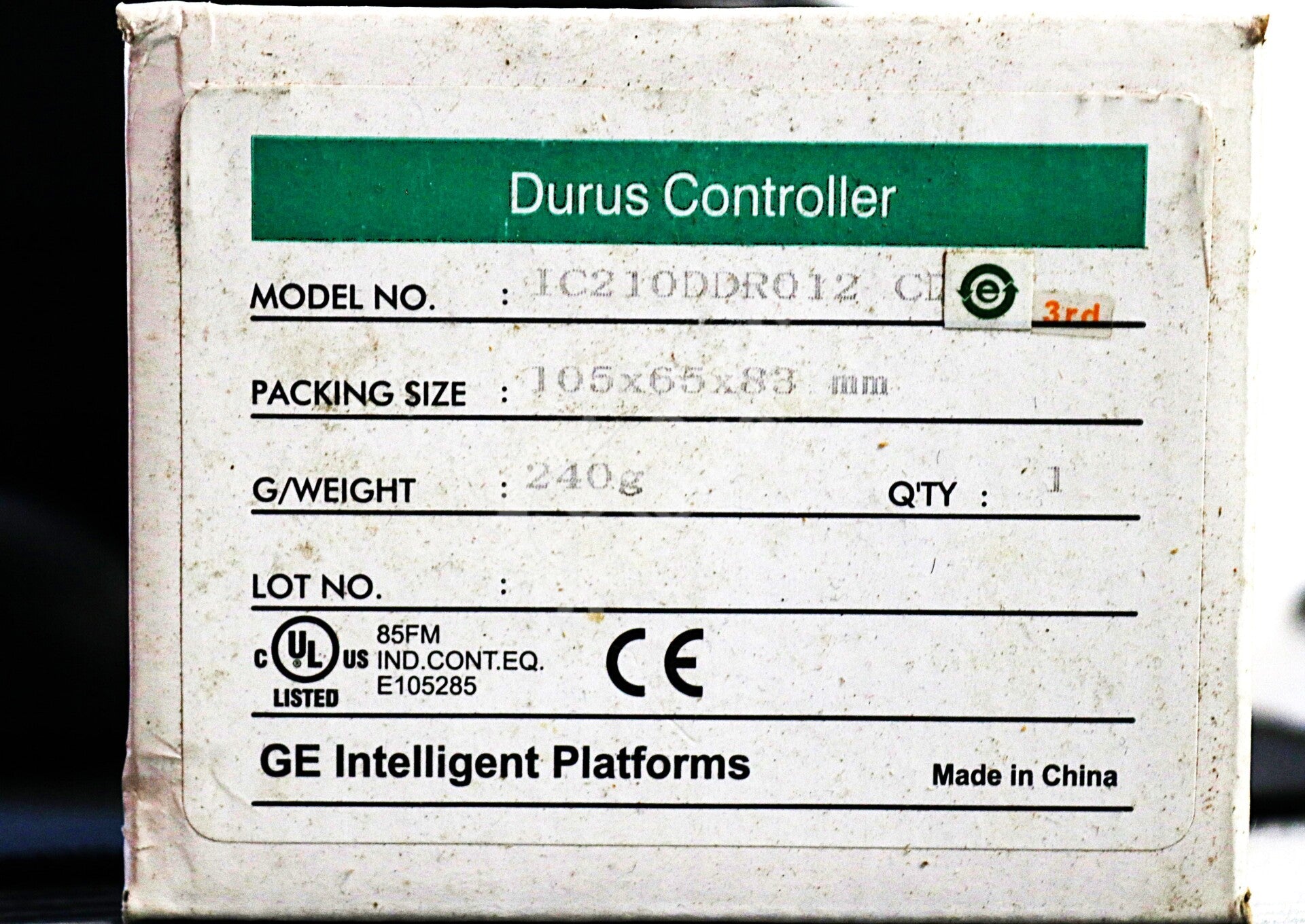IC210DDR012 By GE Fanuc 24VDC W/LCD 6 Input 4 Output PLC Durus Controller NSFP