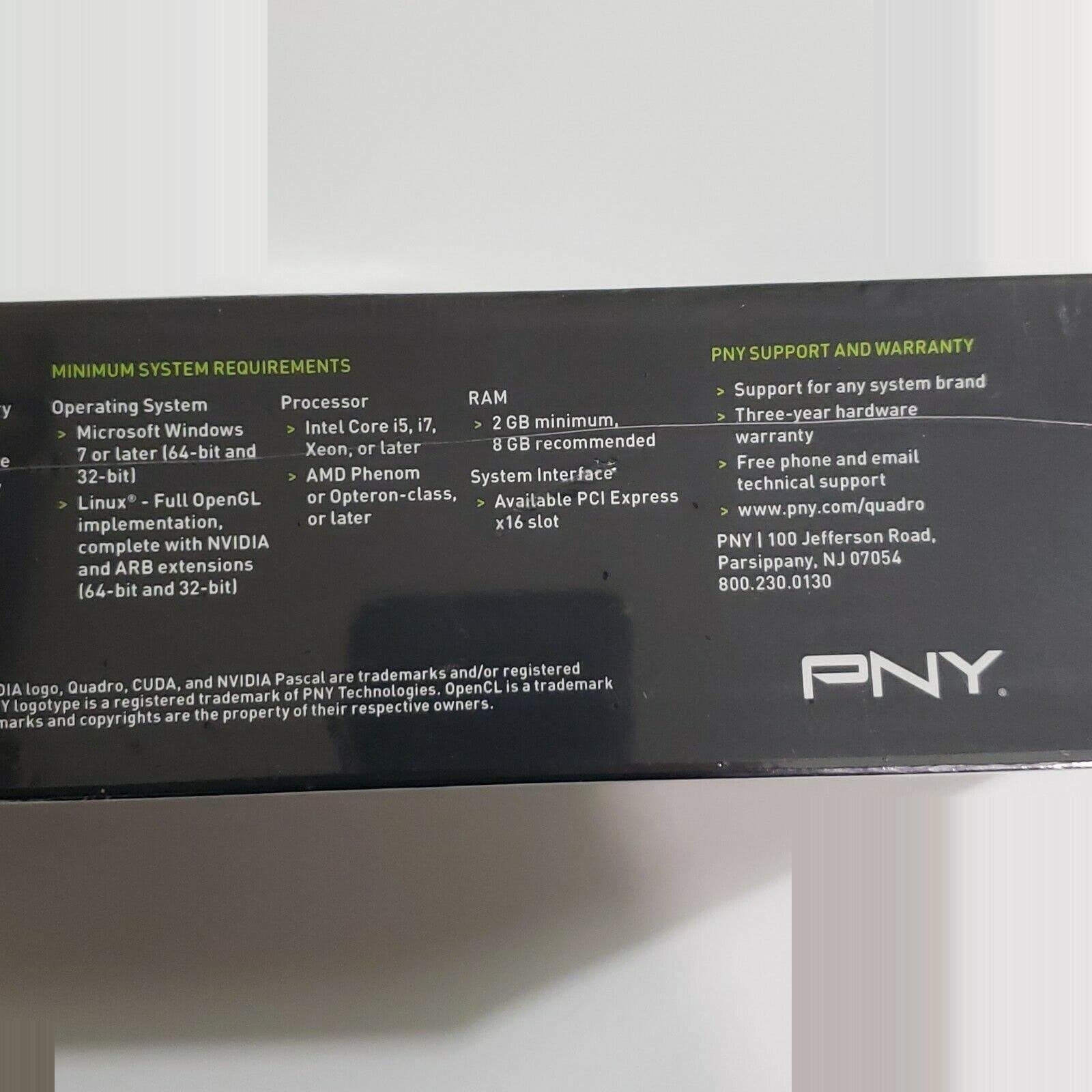 PNY Quadro P1000 VCQP1000-PB 4GB 128-bit GDDR5 PCI Express 3.0 x16 751492604626-FoxTI