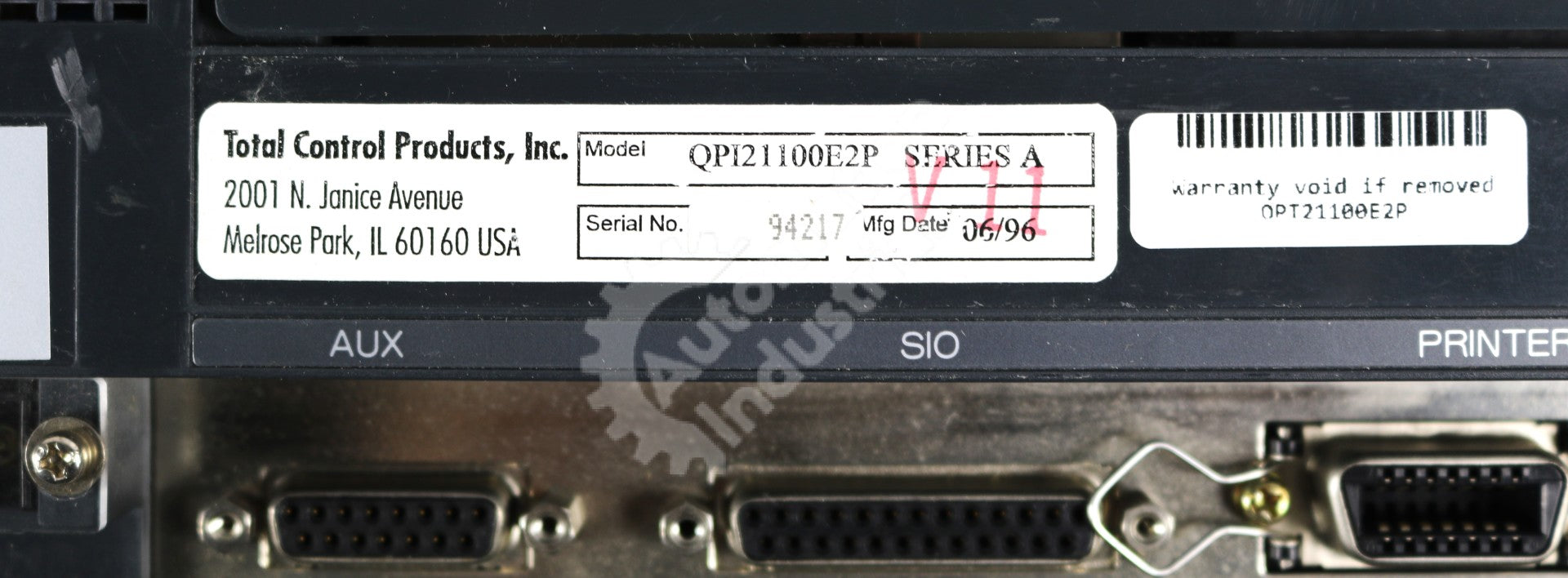 QPI21100E2P by Quick Panel 8.9 Inch Operator Interface