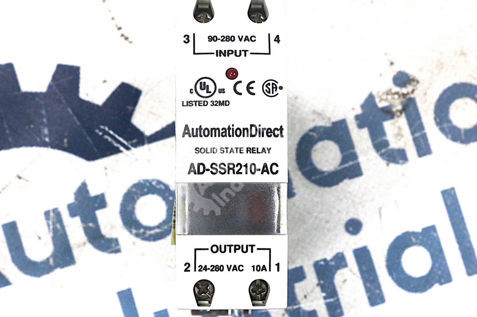 AD-SSR210-AC By Automation Direct 90-280VAC 10A Solid-State Relay
