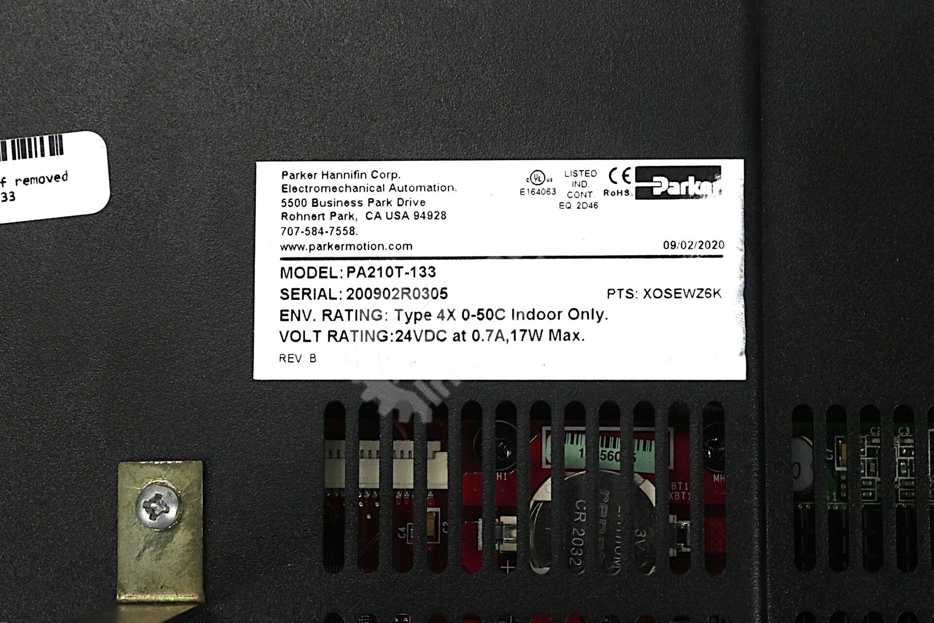 PA210T-133 By CTC Parker Automation 10.4-inch HMI Touchscreen Operator Panel