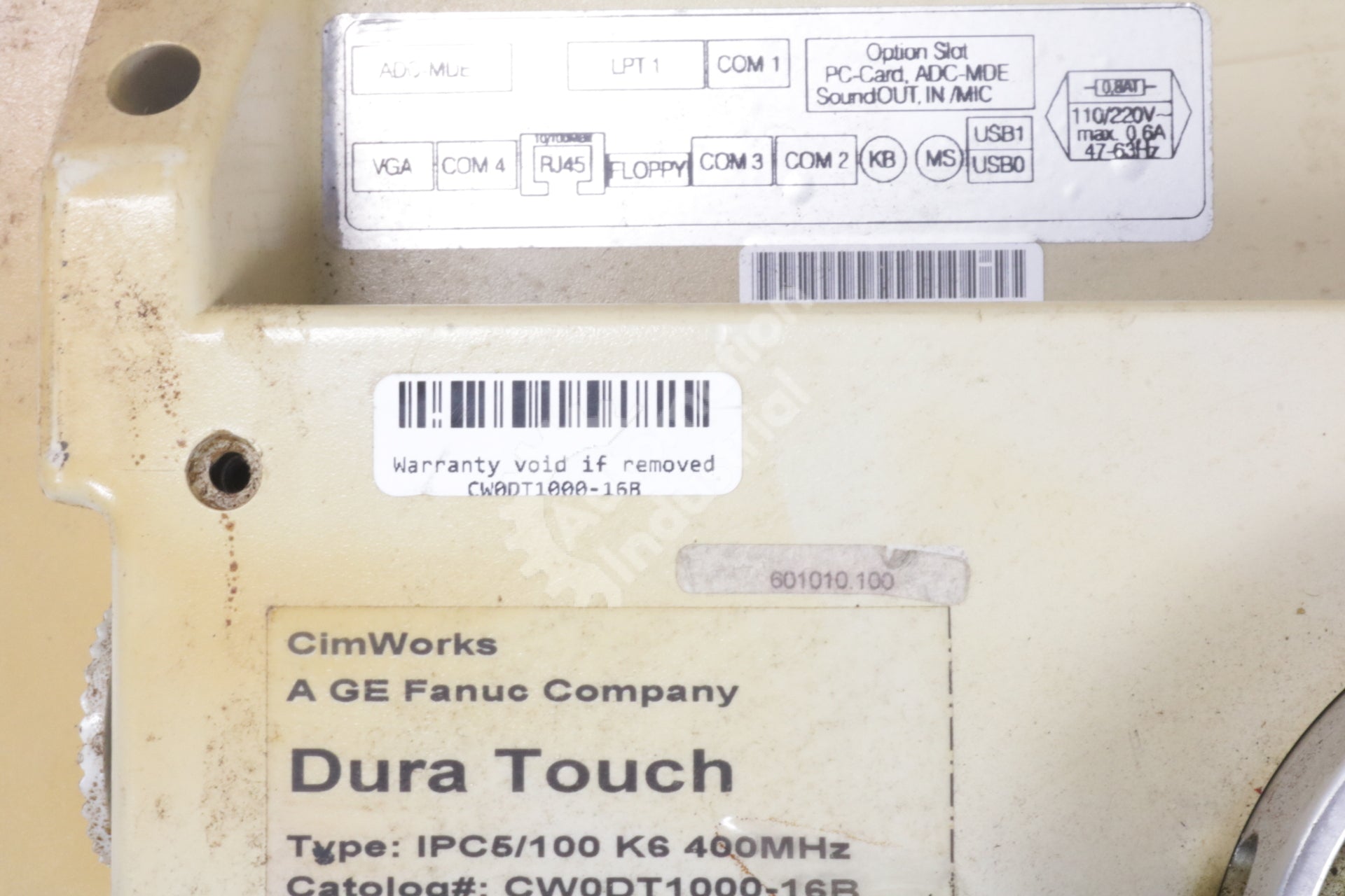 CW0DT1000-16B By General Electric 110-240VAC 15-inch Operator Interface Panel