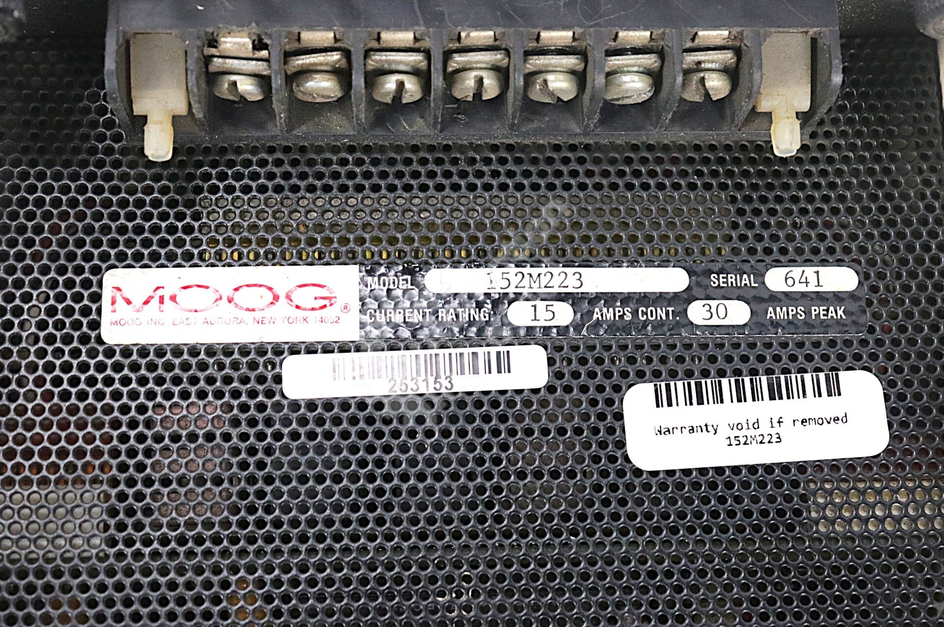 152M223 By Moog 30AMP Brushless PWM Controller