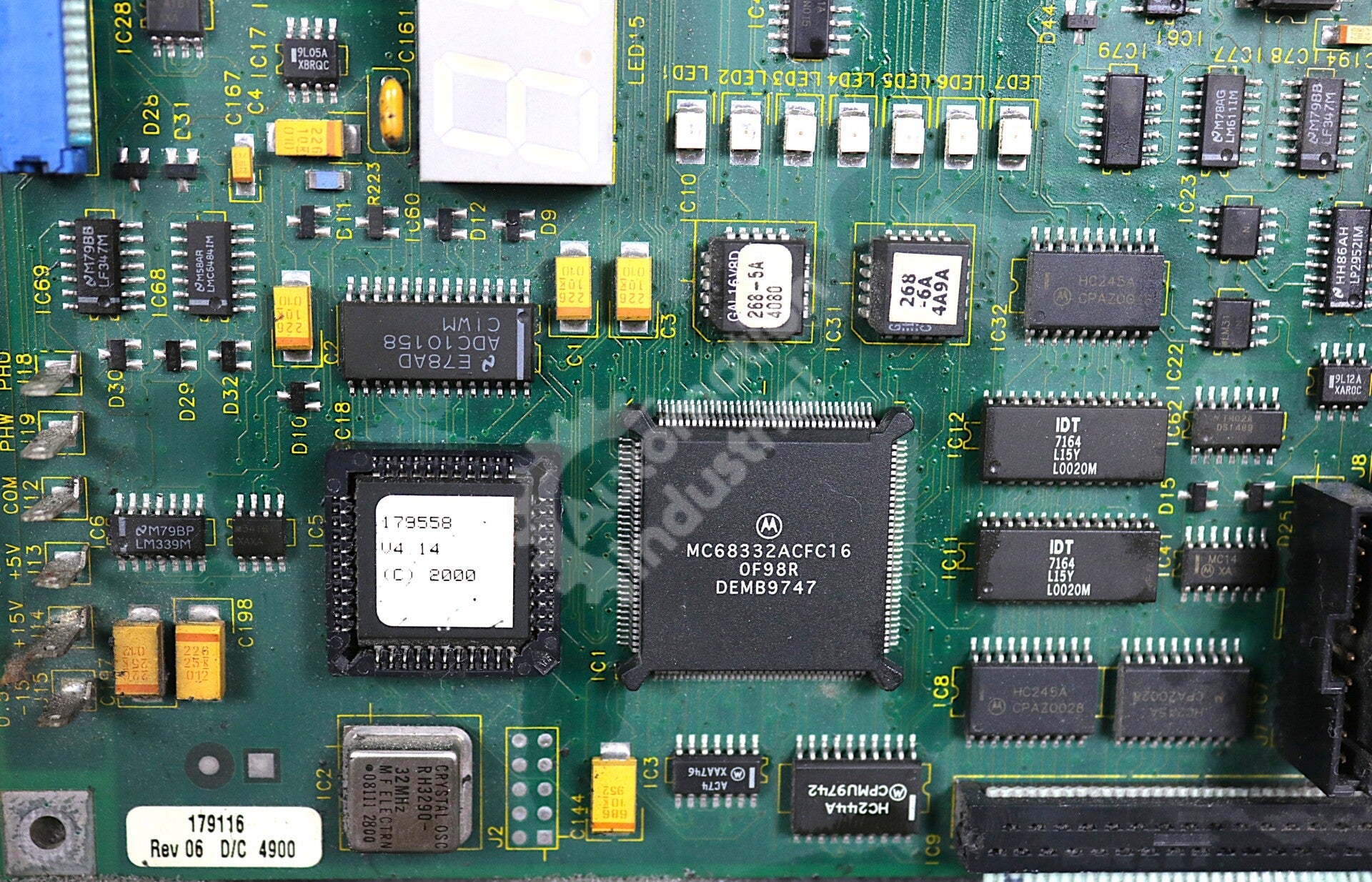 179116 By Reliance Electric 4-Digit LED Display Regulator Control Board