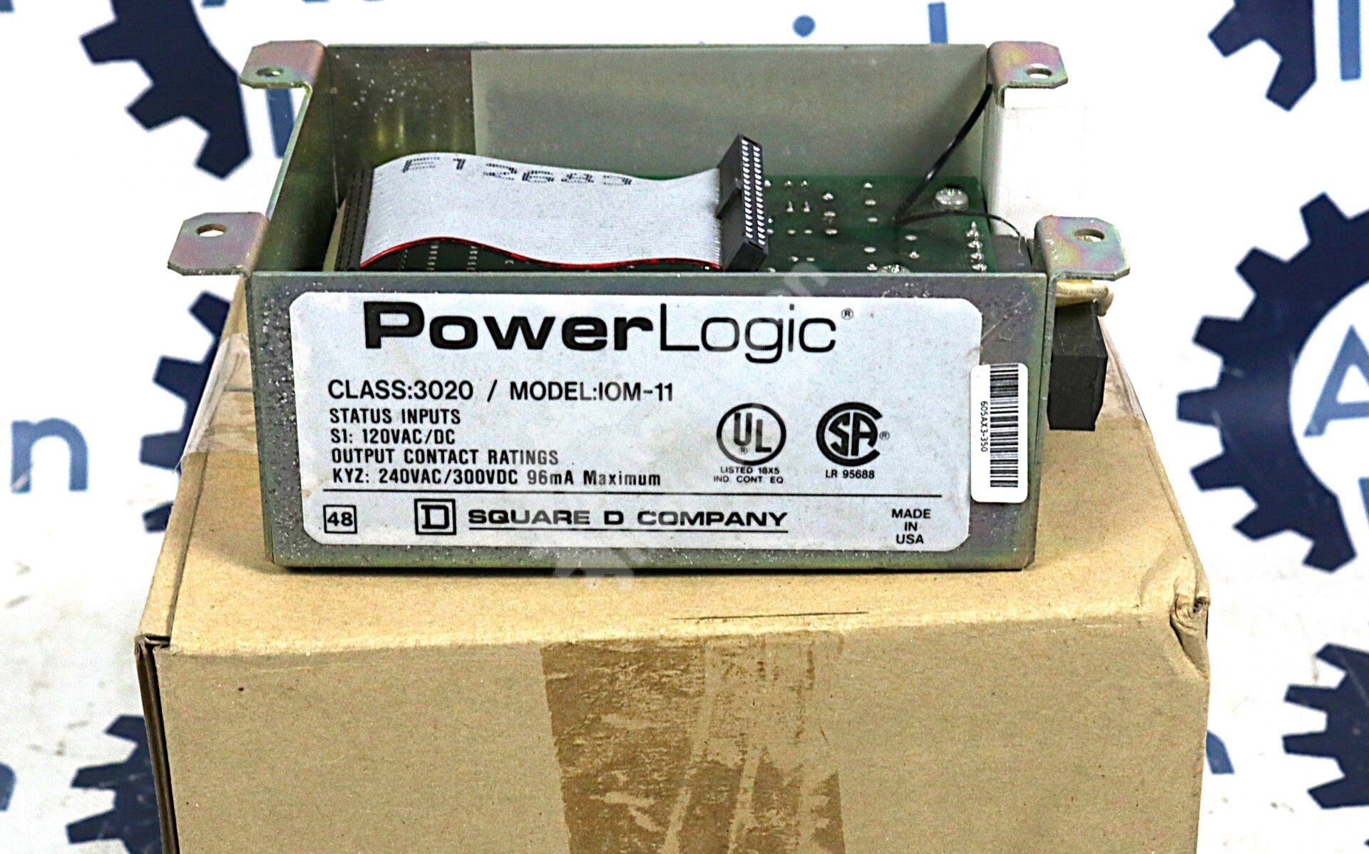 IOM-11 By Square D PowerLogic Class 3020 120VAC 1 In/1 Pulse Out I/O Module
