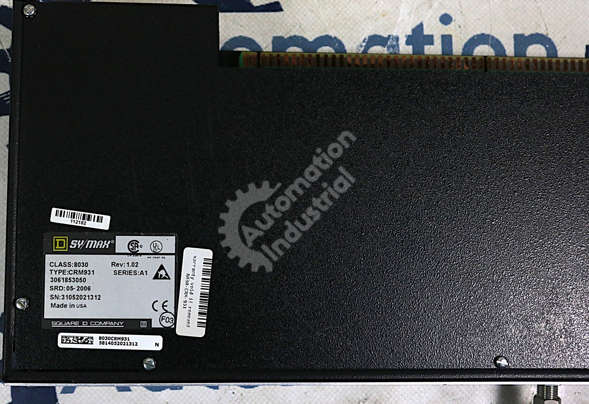 CRM-931 By Square D Sy/Max Class 8030 Remote I/O Adapter Single Cable