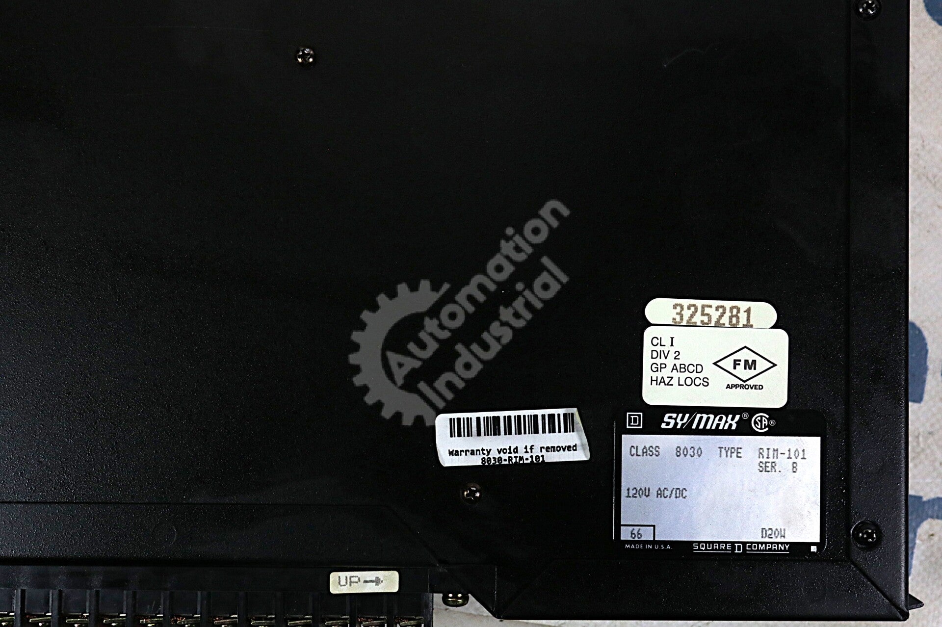 RIM-101 By Square D Sy/Max Class 8030 120VAC Digital I/O Input Module