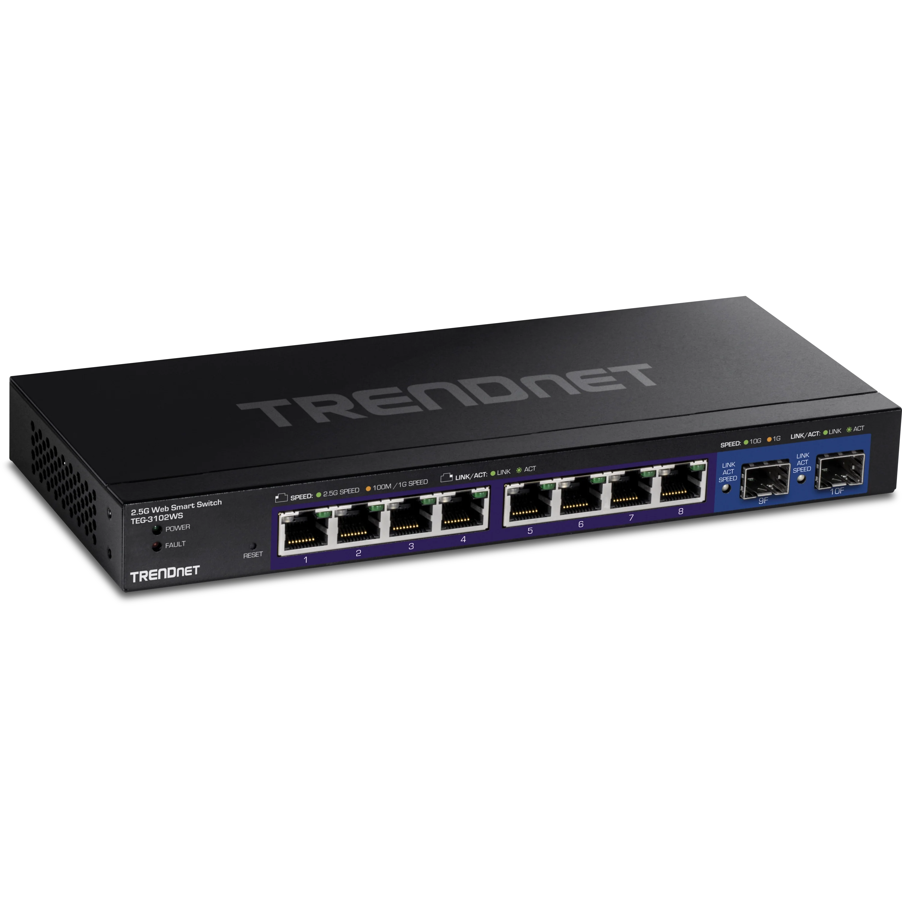 TRENDnet TEG-3102WS 10-Port 2.5G Web Smart Switch