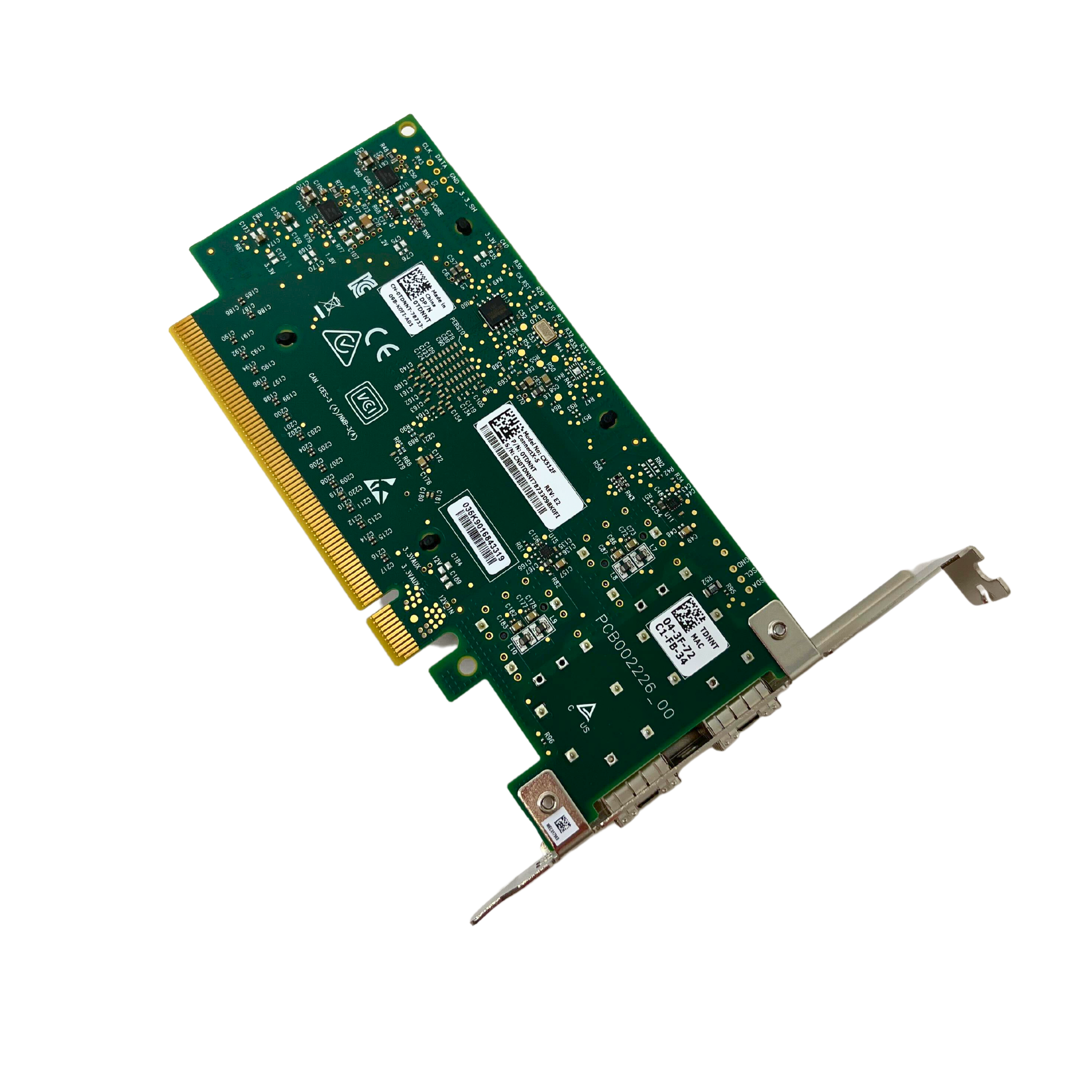 Dell Mellanox ConnectX-5 CX512F 25Gb Dual port SFP28 Network Card (TDNNT)