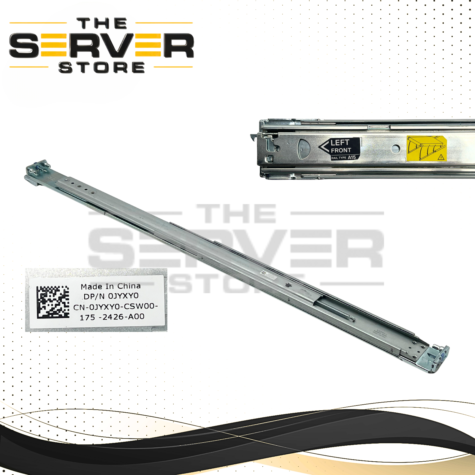 Dell (Left side) A15 1U Sliding ReadyRails II Rail PowerEdge 15th 16th Gen 0JYXY0 JYXY0