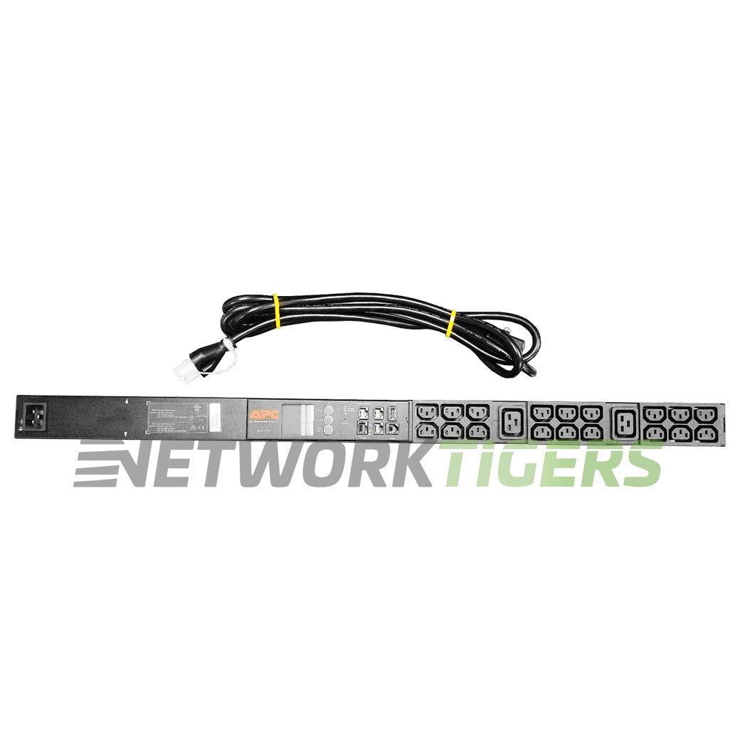 APC AP8858NA3 Metered Rack 200-208V 20A 18x C13 2x C19 ZeroU PDU