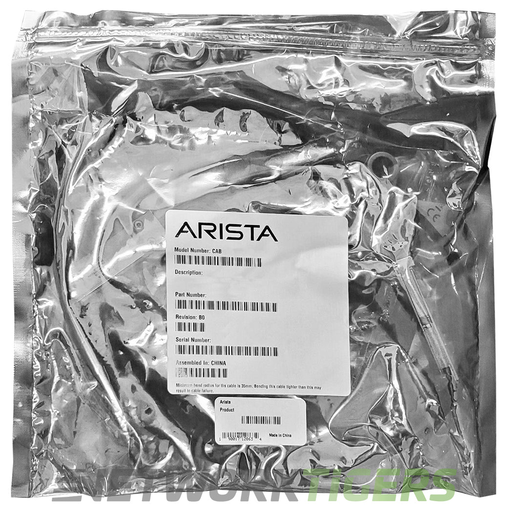 NEW Arista CAB-Q-4S-100G-1M 1m 100GB QSFP to 4x 25GB SFP28 DA Breakout Cable