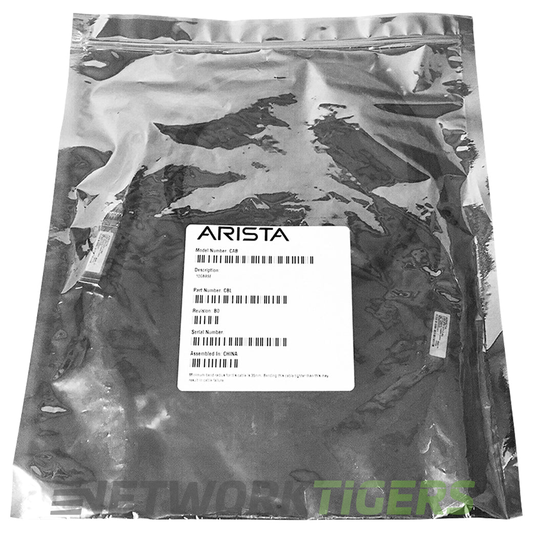 NEW Arista CAB-Q-S-2M 2m 40GB QSFP+ to 4x 10GB SFP+ Breakout Cable