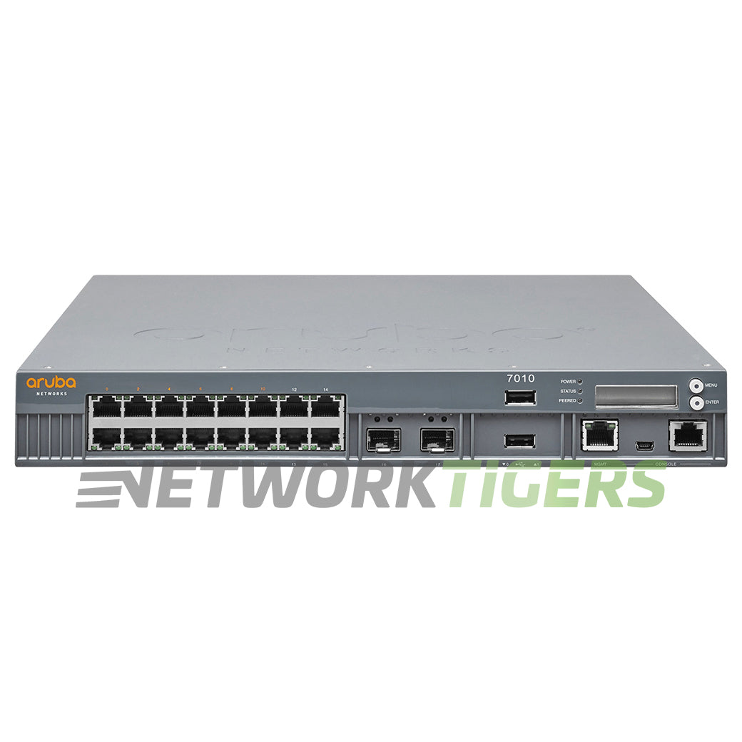 HPE Aruba JW679A 7010 (US) 16x 1GB PoE+ RJ45 Mobility Controller for 32x AP's