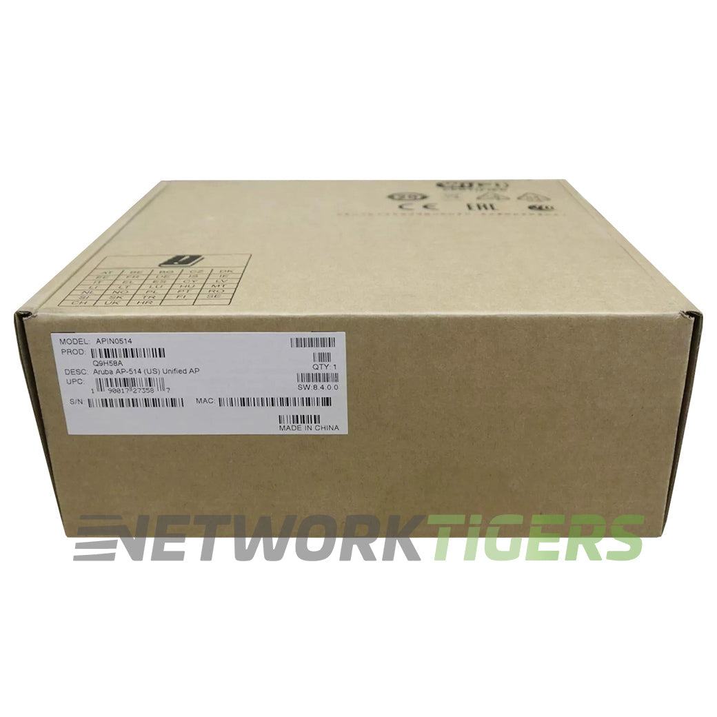 NEW HPE Aruba Q9H58A AP-514 (US) Dual Radio 802.11ax WiFi 6 MU-MIMO OFDMA WAP