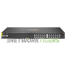 Carregar imagem no visualizador da galeria, NEW HPE Aruba R8N87A CX 6000 Series 24x 1GB PoE RJ45 4x 1GB SFP Switch