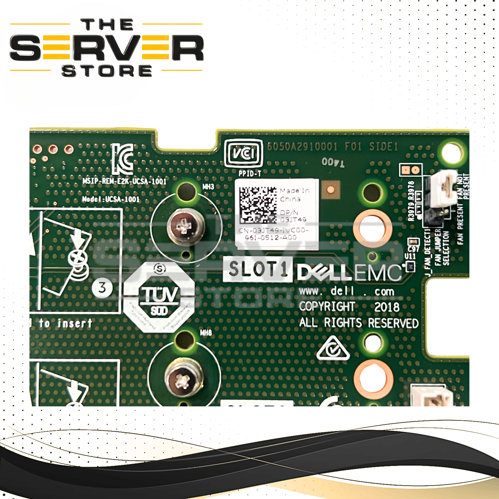 Dell 2x M.2 SATA 2280 Slot BOSS-S1 Raid Controller Adapter Card 03JT49 3JT49