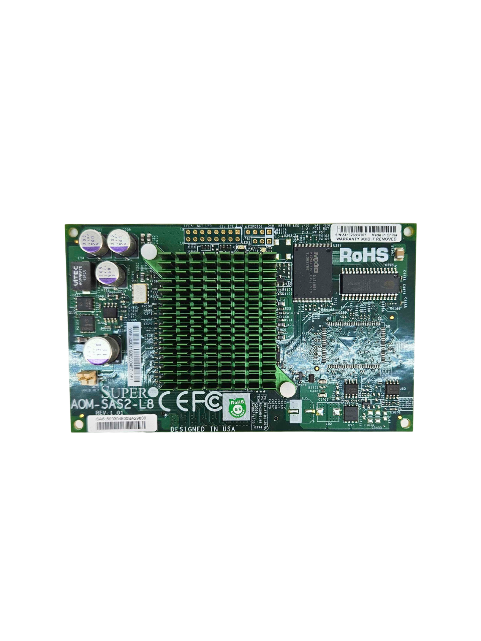 Supermicro 6G SAS Mezzanine Controller Card (AOM-SAS2-L8)