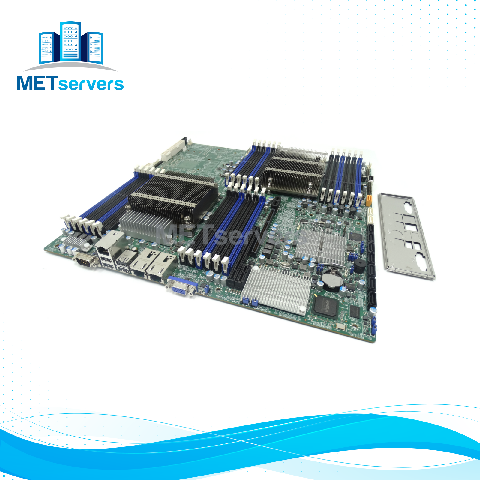 Supermicro Dual Socket Intel LGA2011 2x 10GbE EE-ATX Motherboard w/ 2x HS (X9DRD-IT)