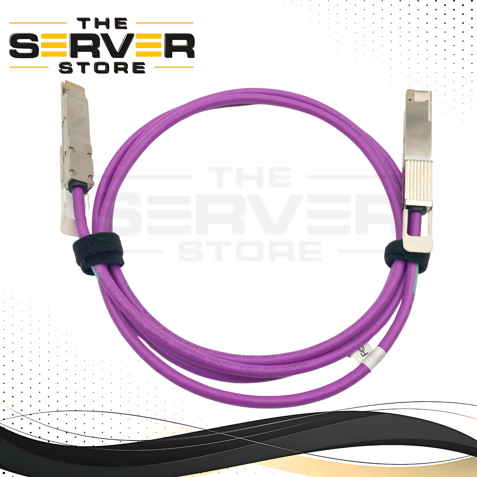 Credo HiWire 400 Gigabit (8x56G) QSFP-DD PAM4 to 400 Gigabit (8x56G) QSFP-DD PAM4 Active Electrical Cable (AEC), 2.5 Meter. P/N: CAC425321D1D-D0-HW.