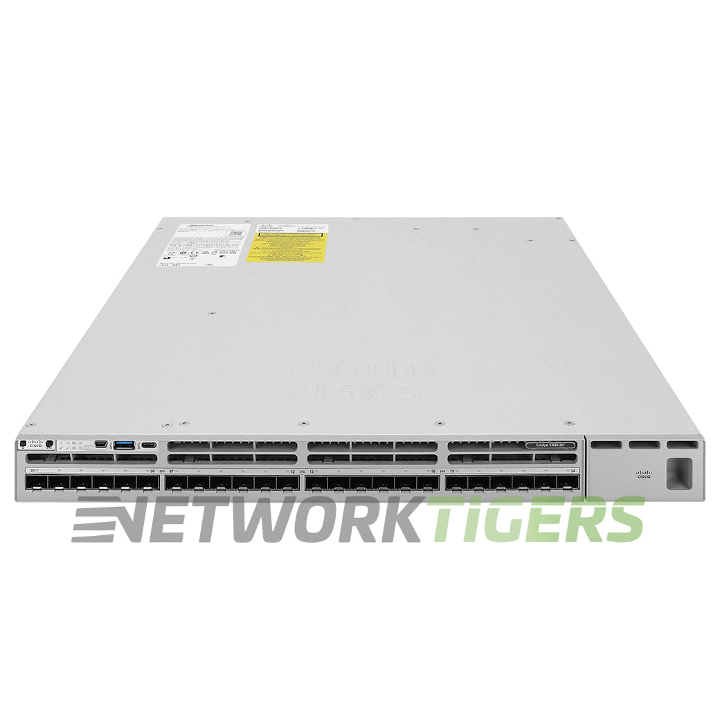 NEW Cisco C9300X-24Y-A Catalyst 9300X 24x 25GB SFP28 1x Exp Mod Slot Switch
