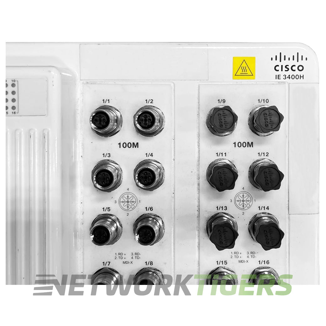 Cisco IE-3400H-16FT-A Catalyst IE3400 Heavy Duty 16x FE M12 Switch