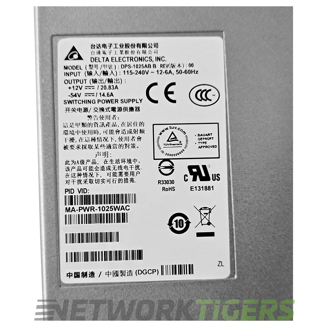NEW Cisco Meraki MS355 Series MA-PWR-1025WAC 1025W AC PoE Switch Power Supply