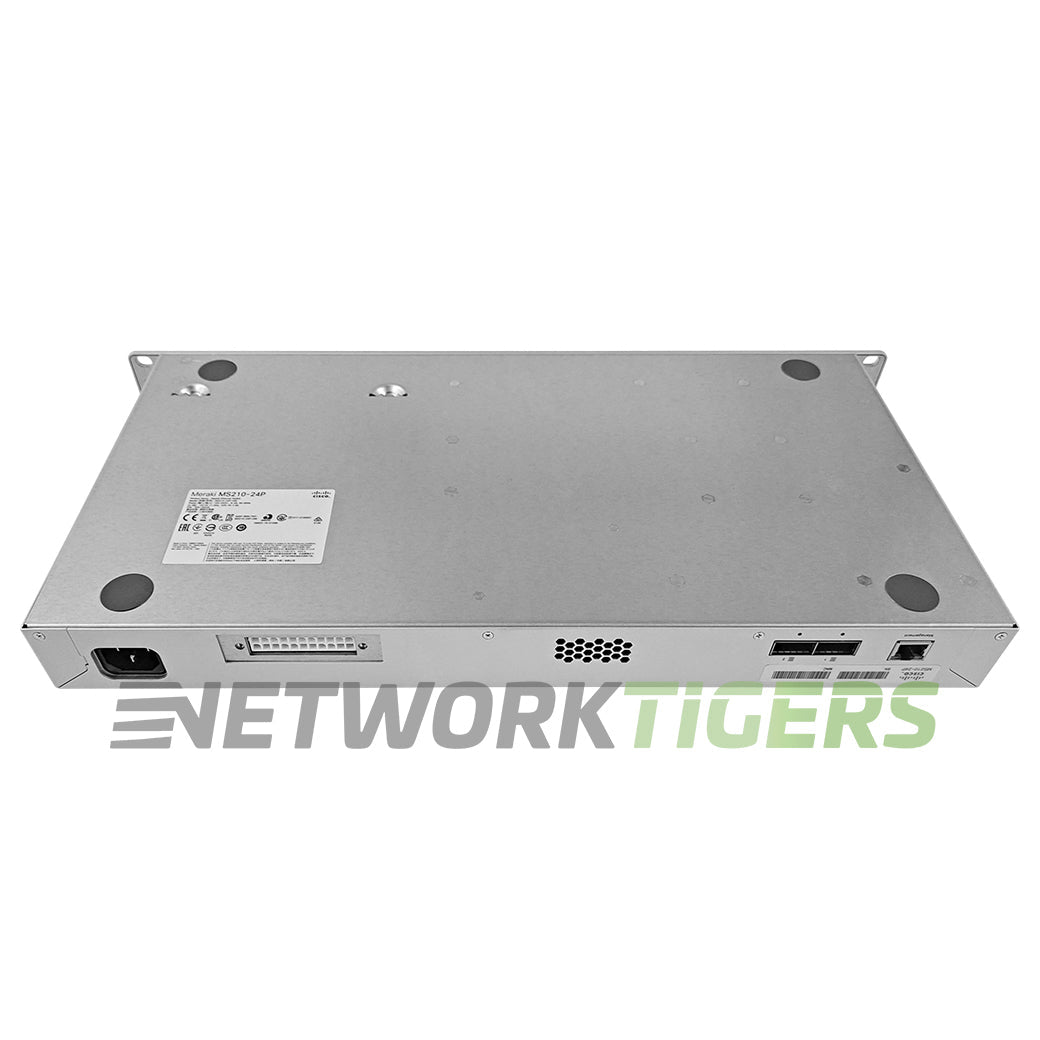 Cisco Meraki MS210-24P-HW 24x 1GB PoE+ RJ45 4x 1GB SFP Unclaimed Switch