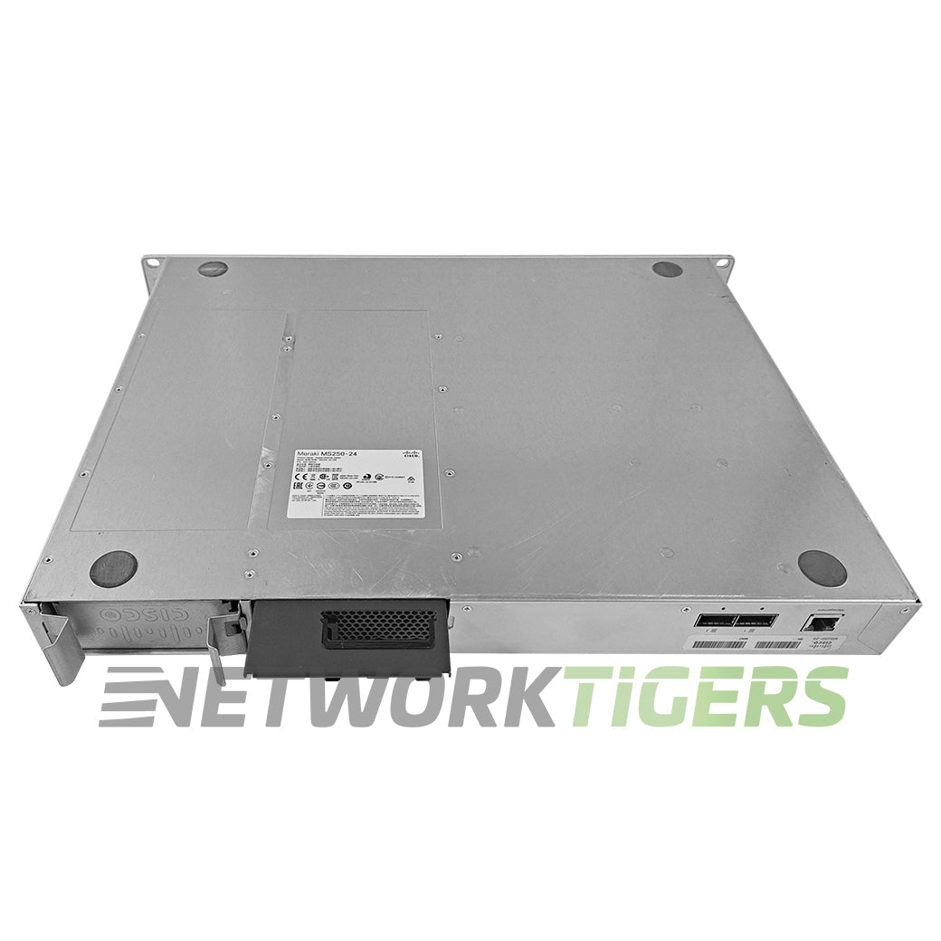 Cisco Meraki MS250-24-HW 24x 1GB RJ-45 4x 10GB SFP+ Unclaimed Switch