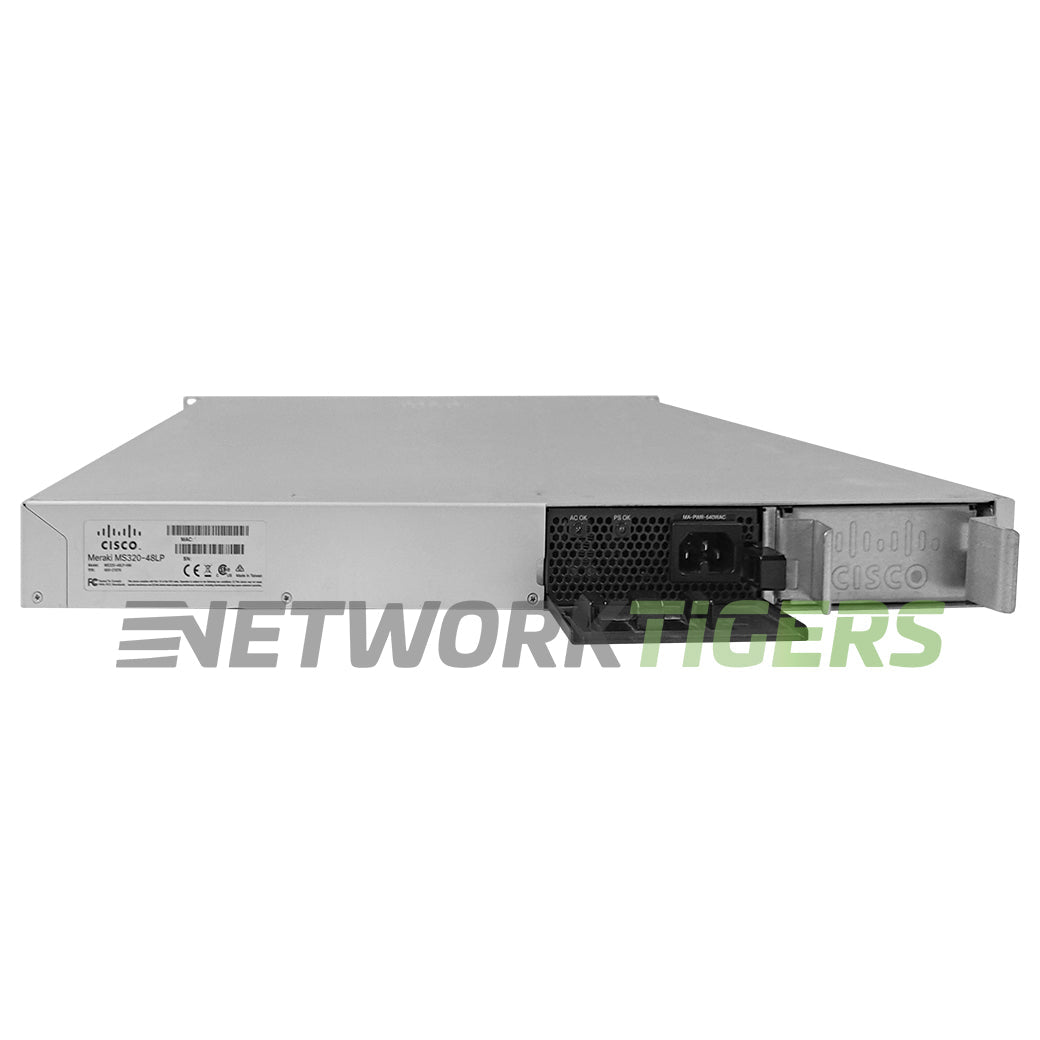 Cisco Meraki MS320-48LP-HW 48x 1GB PoE+ RJ45 4x 10GB SFP+ Unclaimed Switch
